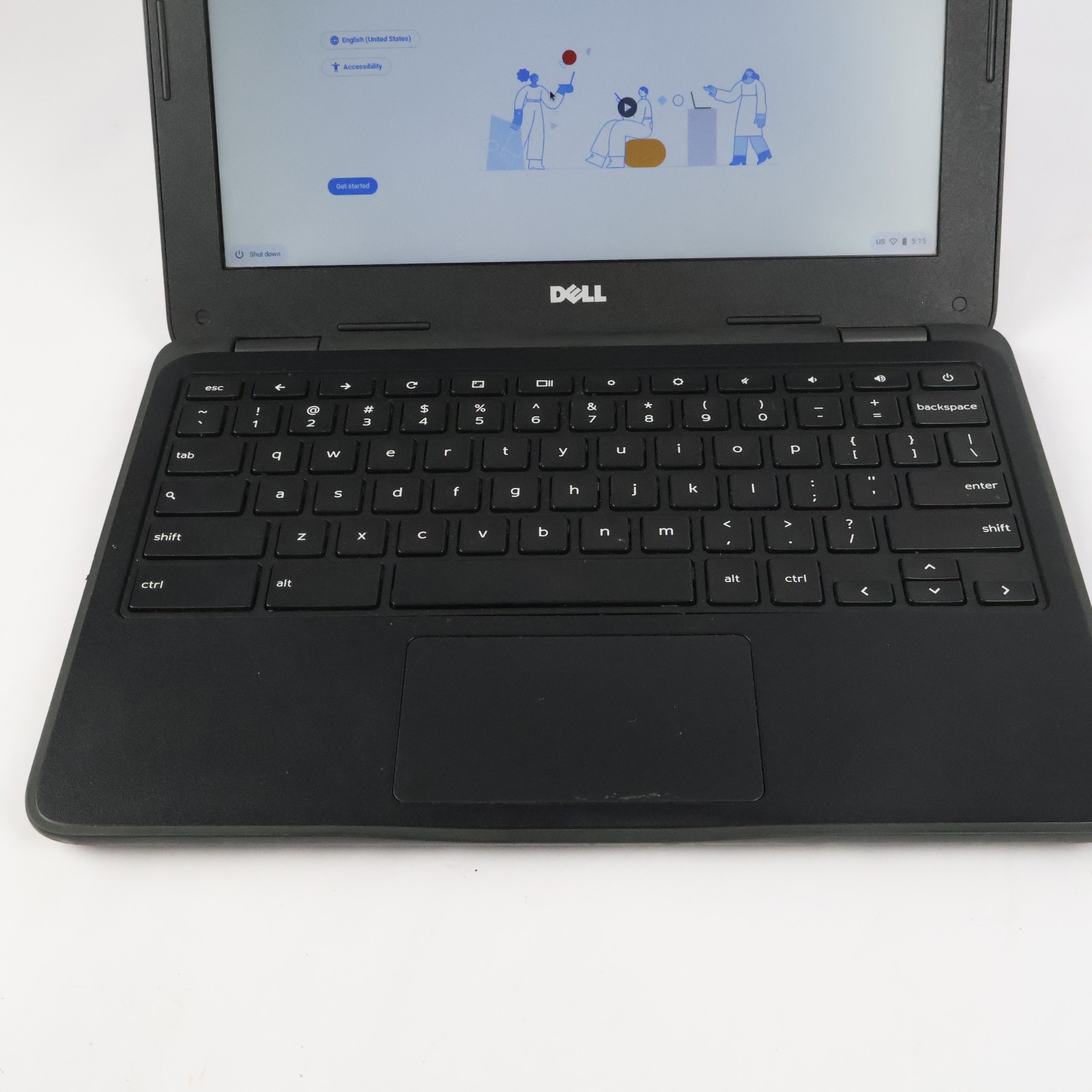 Dell Chromebook 3180 4GB RAM 16GB eMMC USB-C Laptop w/45W Charger Tested