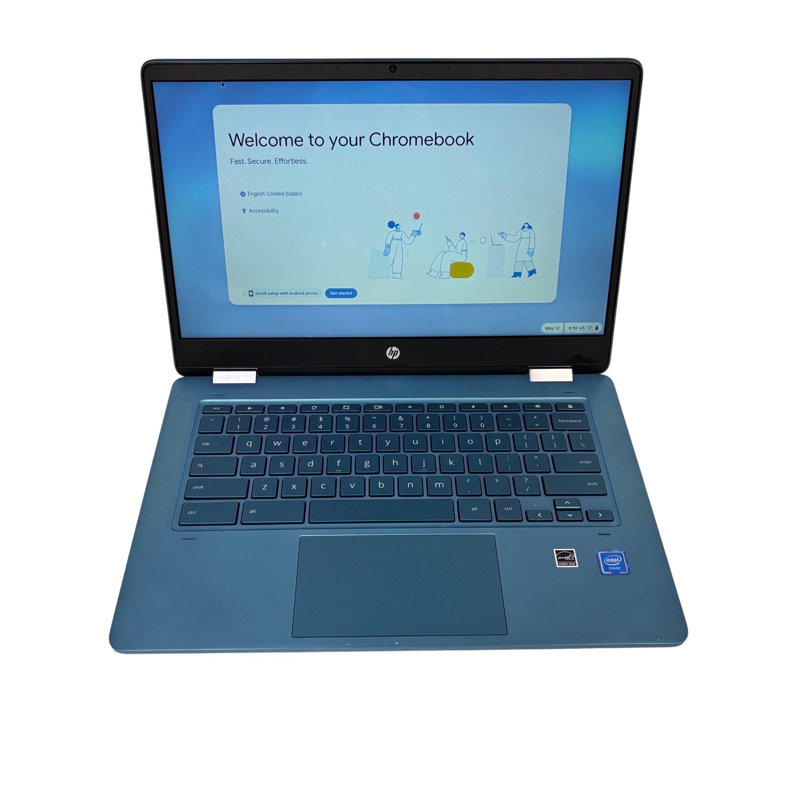 HP X360 Chromebook 14a-ca0130wm Celeron N4020 1.1GHz 4GB RAM 64GB eMMC 14″