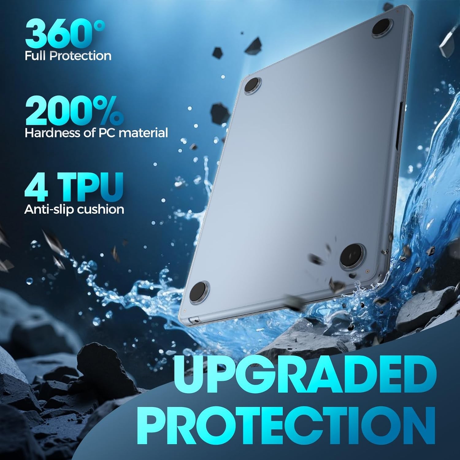 Hard Shell Case for MacBook Air 13 inch 2026 2025 2024 2023 2022 – SkyBlue