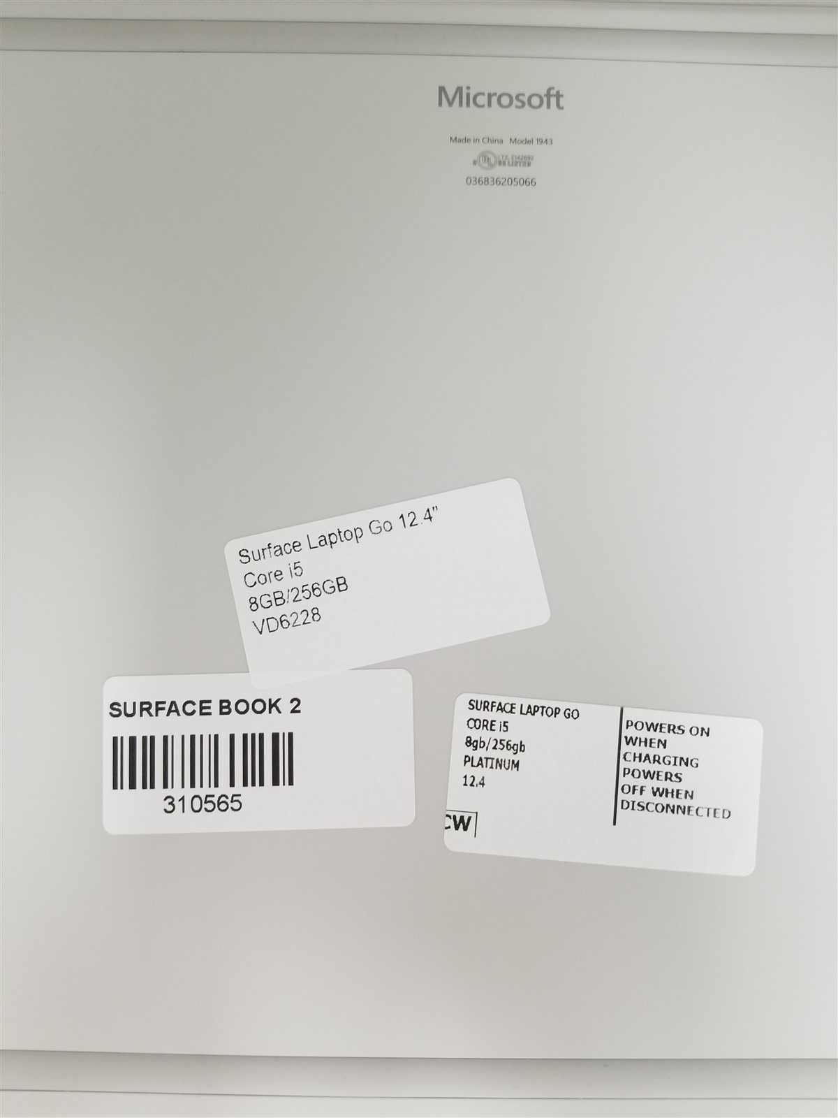 Microsoft Surface Laptop Go Core i5 12.4″ 8GB/256GB Silver See Details VD6228
