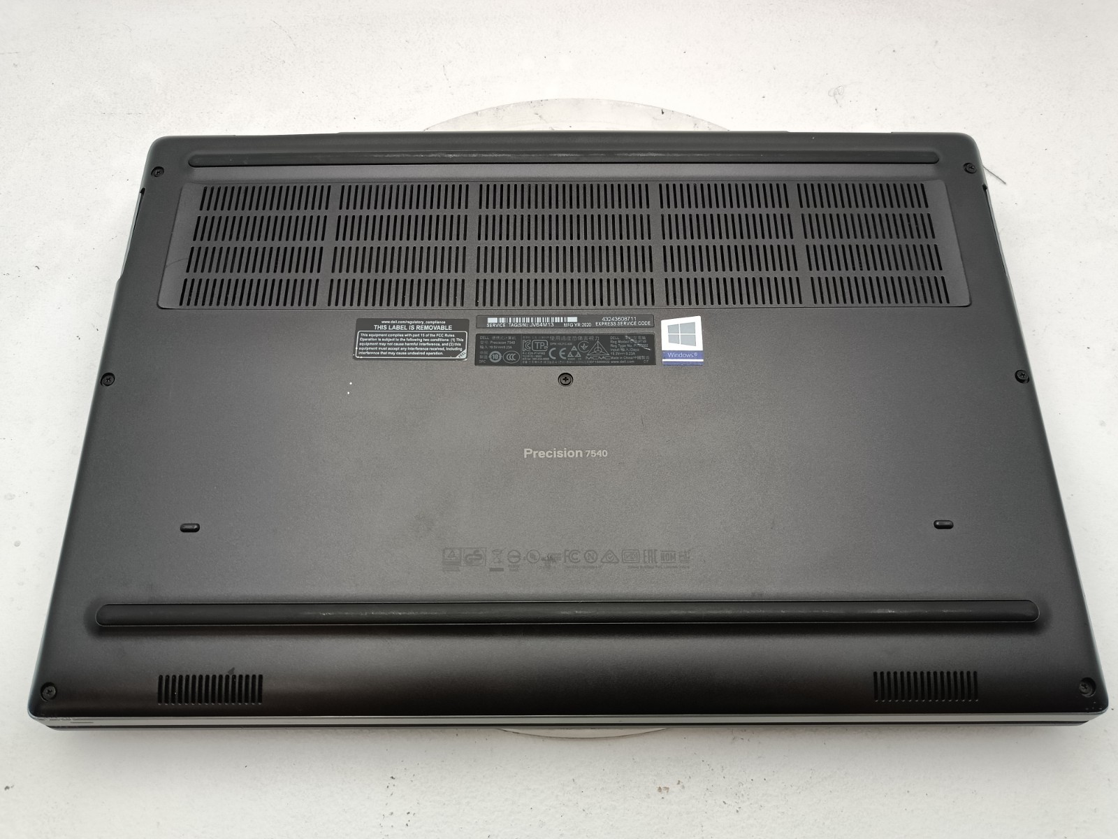 Dell Precision 7540 Intel i7 2.60GHz 16GB Ram RADEON Pro WX 3200 *READ* #91