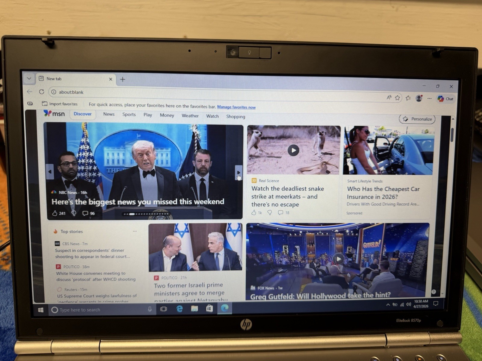 HP EliteBook 8560p 15.6″ Laptop Intel i5 @2.70 4GB RAM 320 GB DVDRW WiFi #241