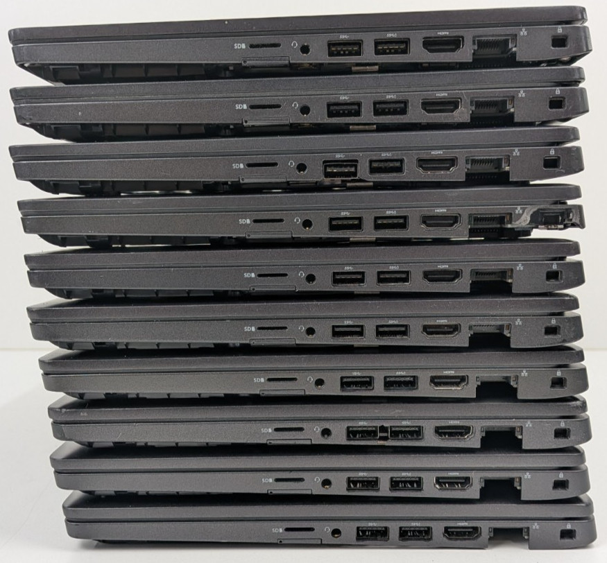Lot of 10 – Dell Latitude 5400 Quad Core i5 8th Gen **For Parts or Repair**