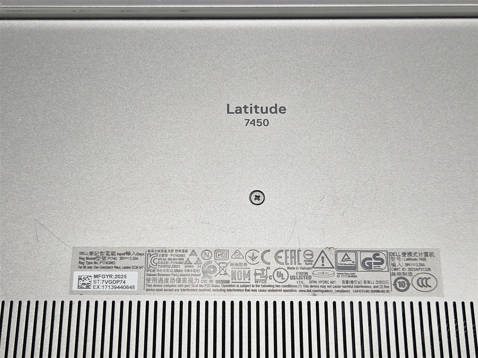 Dell Latitude 7450 Intel Core Ultra 7 165U 16GB 256GB SSD 14″ FHD Display