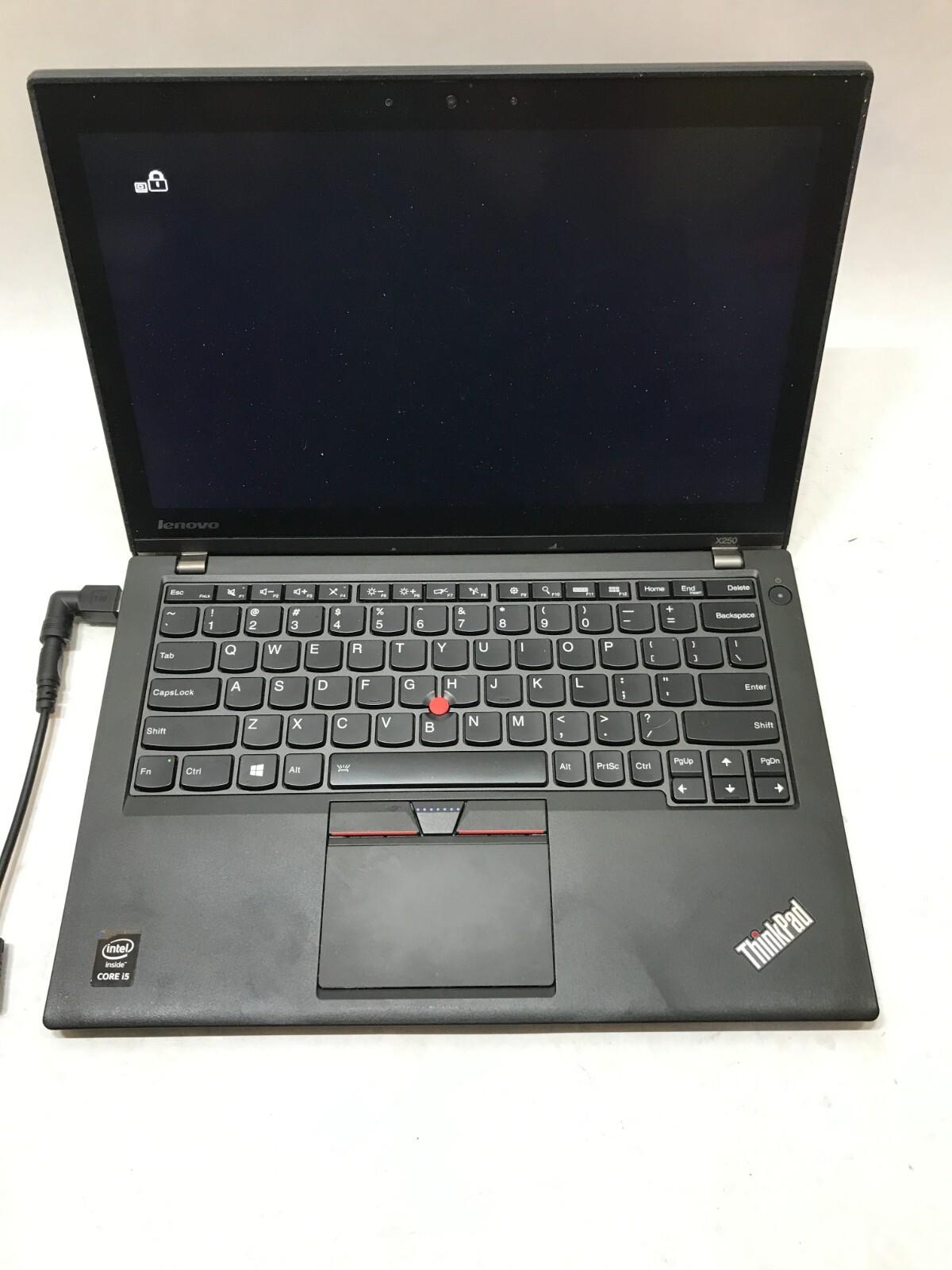 Lenovo ThinkPad X250 12″ Intel i5-5200U NO RAM NO HDD/OS For Parts BIOS LOCK -DW