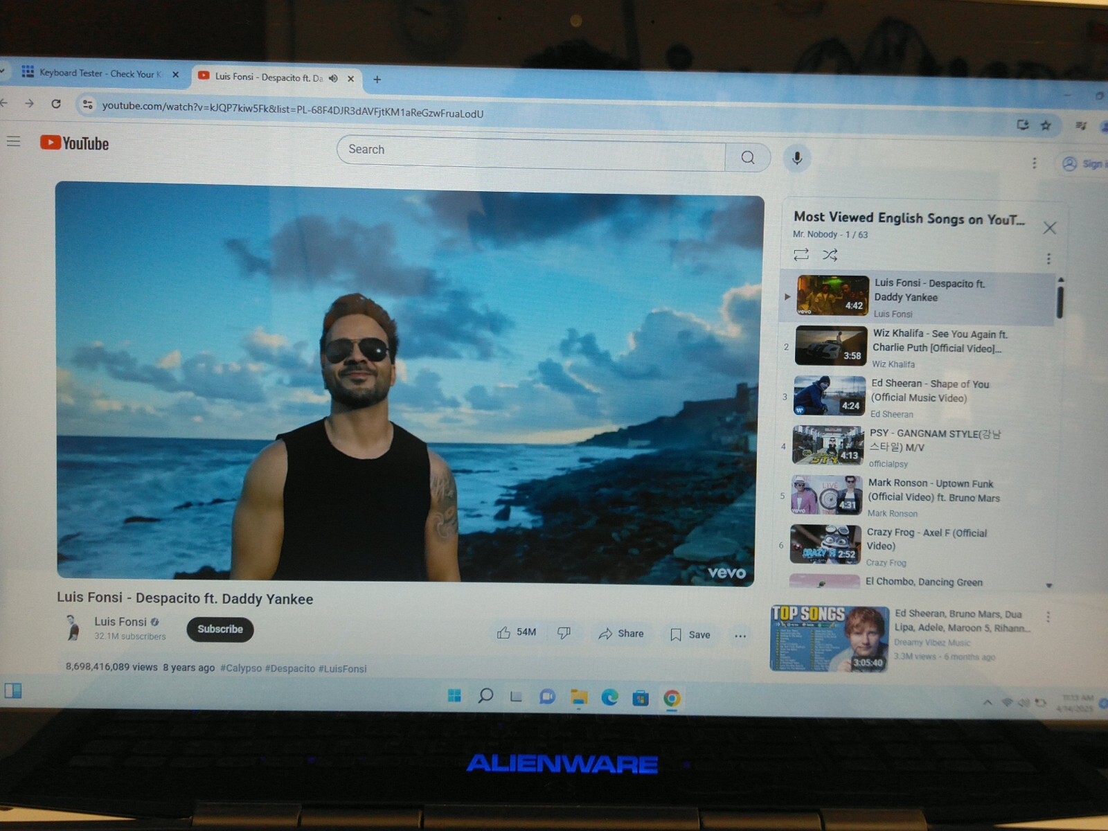 Dell Alienware M17xR3 17.3” i7-2760QM 2.4ghz 12gb ram 1TB Charger*READ CYC46R1