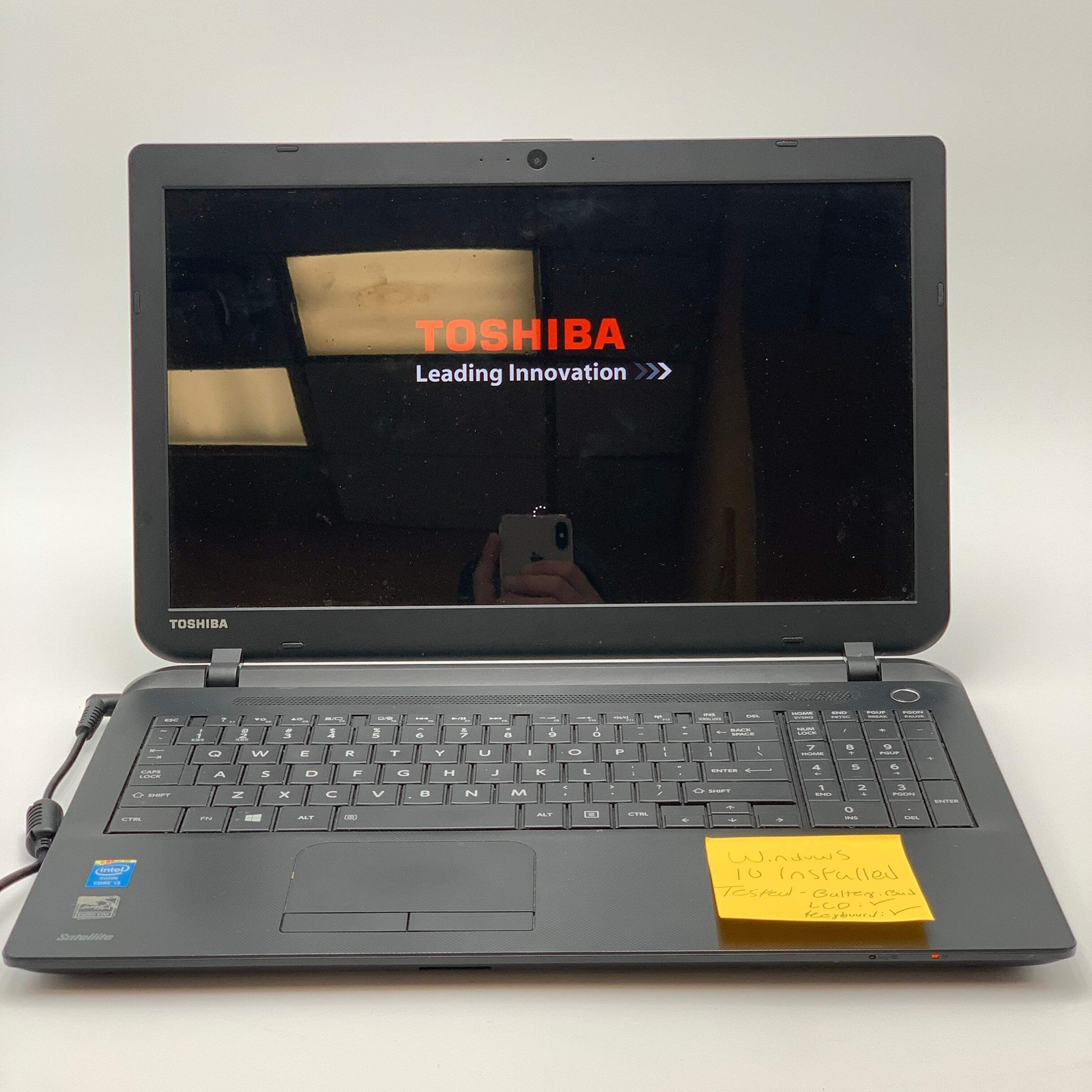 Toshiba Satellite C55-B5200 Intel Core i3-4005U, 6GB RAM, 750GB HD – Used