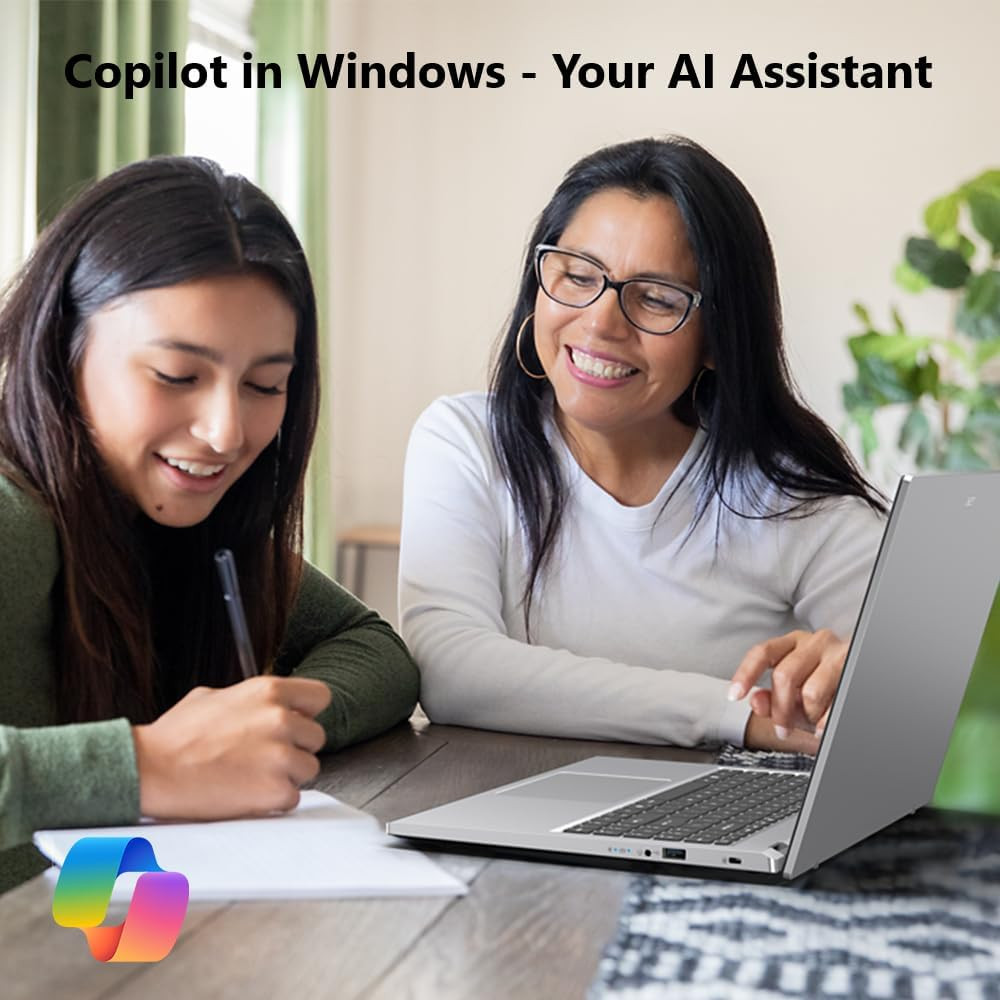 Aspire Go 15 AI Ready Laptop | 15.6″ FHD IPS Display | AMD Ryzen 3 7320U | AMD R
