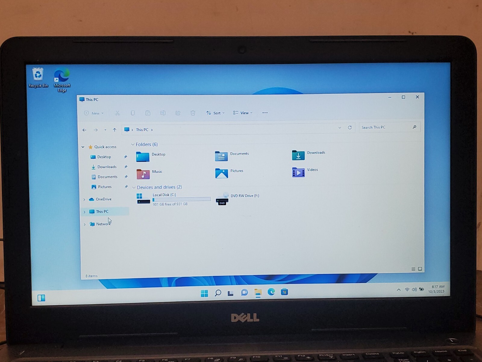 Dell Inspiron 5565 AMD A9-9400 2.4 GHz 8 GB RAM 1 TB HDD 15.6″ READ JW4JYL2