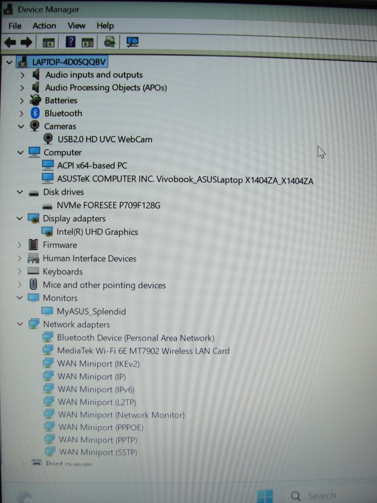 ASUS VivoBook X1404ZA 14″ i3-1215U 8GB 128GB SSD FHD Laptop Win 11 Home