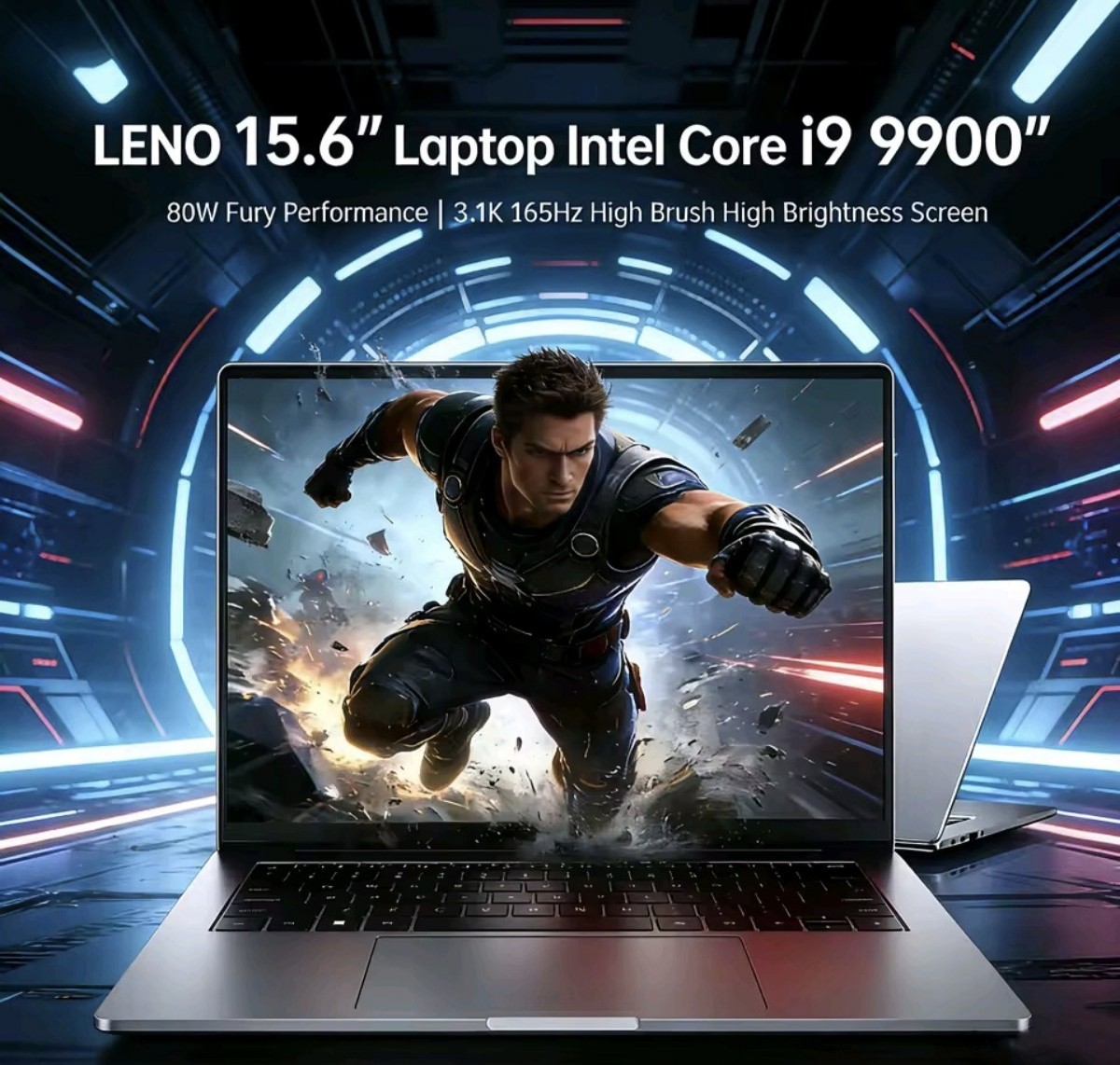 LENO 15.6” Gaming Laptop – Intel Core i9 9900U, 16GB DDR4 RAM, 256GB SSD,…