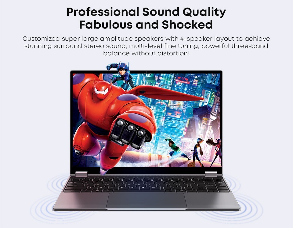 CHUWI FreeBook 13.5″ 2-in-1 Laptop Intel i3-1215U 6C/8T 12GB+512GB Win 11 PC
