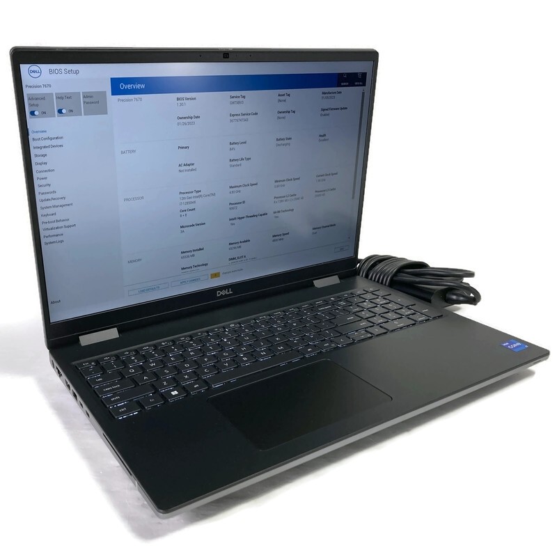 Dell Precision 7670 16″ Laptop Core i7-12850HX 2.1GHz 64GB 1TB NVMe SSD – Win 11