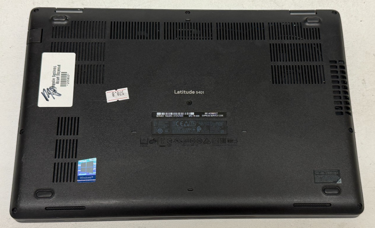 Dell Latitude 5401 14″ (i5-9400H 2.50GHz – 16GB RAM – 256GB SSD – Win11Home)