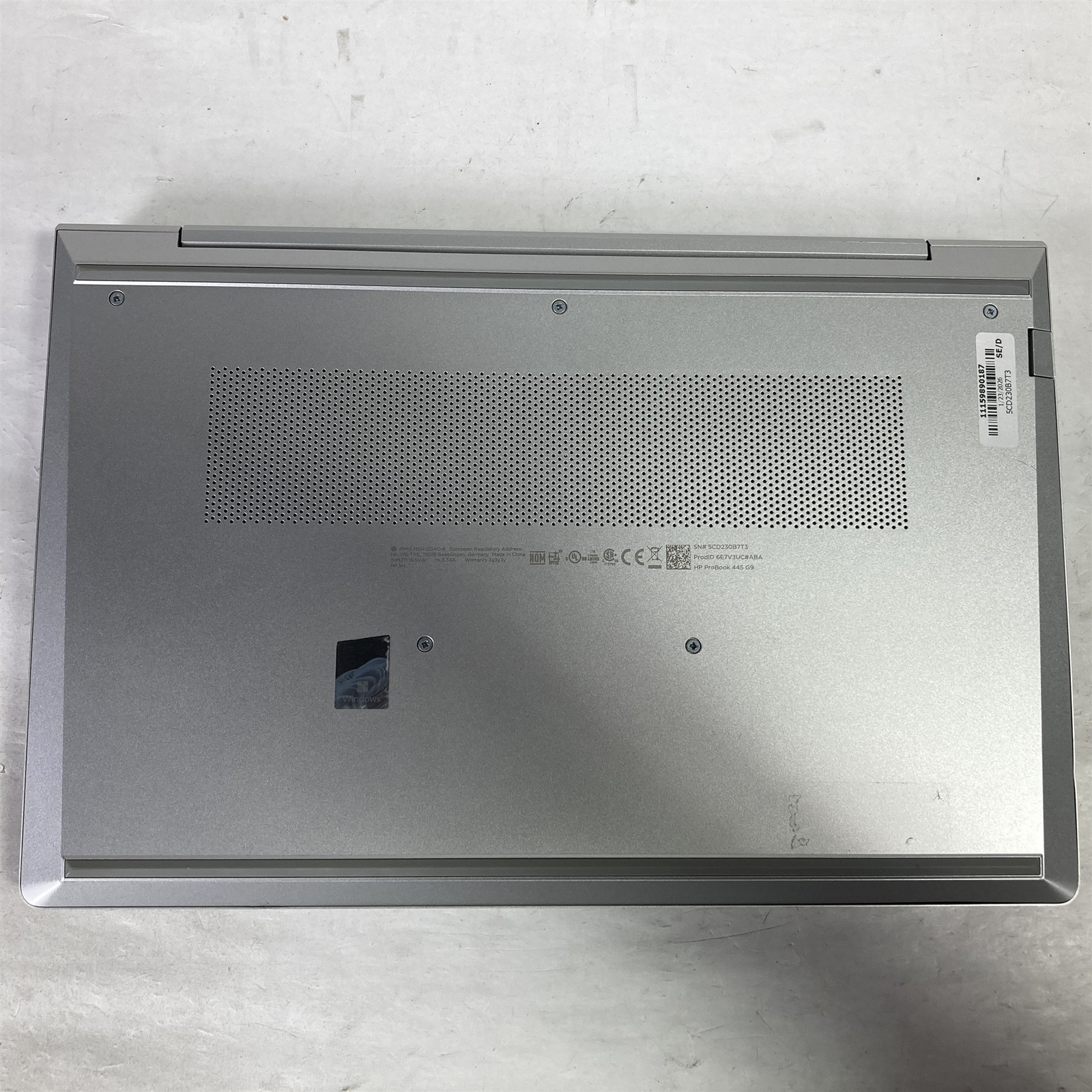 HP ProBook 445 G9 14″ Laptop Ryzen 5 5625U 2.3GHz – 8GB Ram – No Drive