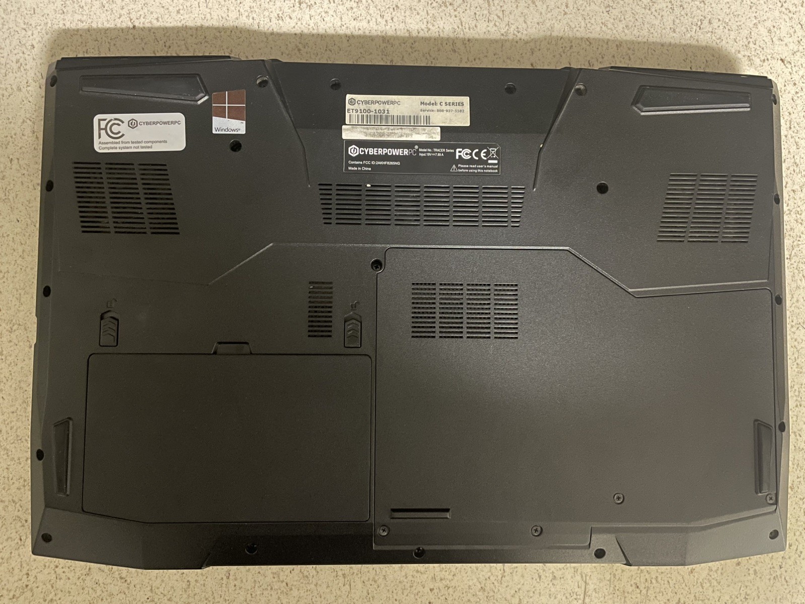 CyberPower Tracer Gaming Laptop I7-7700HQ NVIDIA GeForce GTX 1050 Ti 16GB RAM