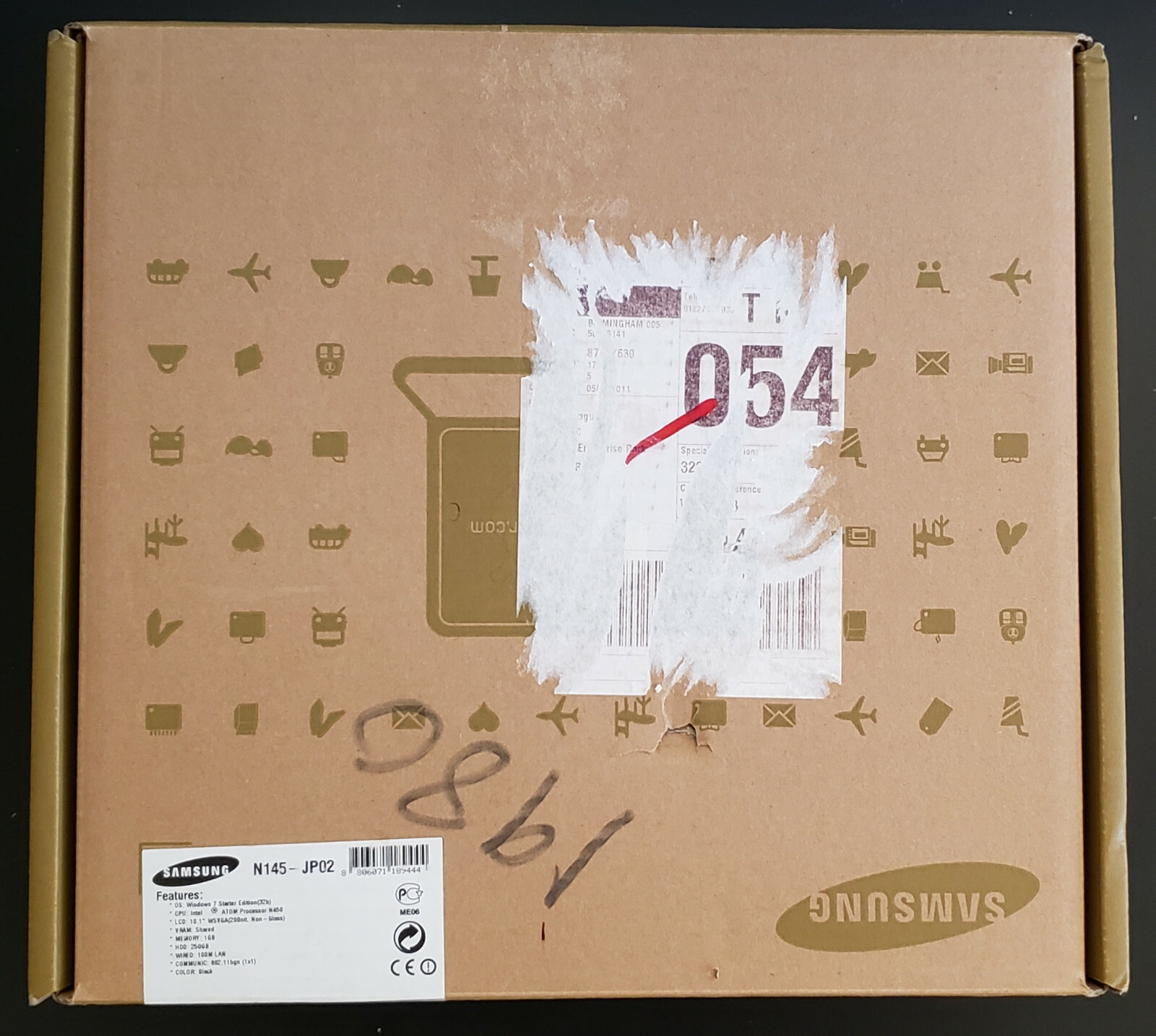 Open Box Samsung Netbook N145 Plus (NP-N145-JP02UK) (10.1″/Atom N450/1GB DDR2)