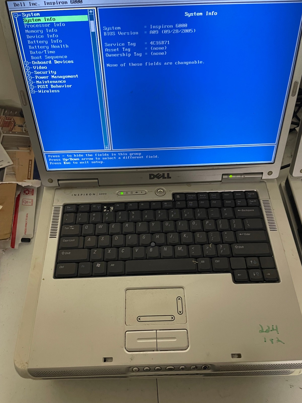 Lot of 6 Dell – 3 Inspiron E1505, 3 Inspiron 6000 NO HDD have RAM Wholesale lot