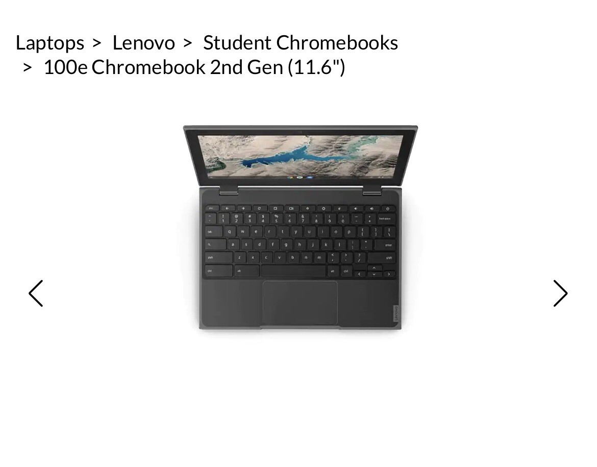 Lenovo 100e Chromebook 2nd Gen MTK 11.6″ (32GB eMMC, MediaTek MT8173C,…