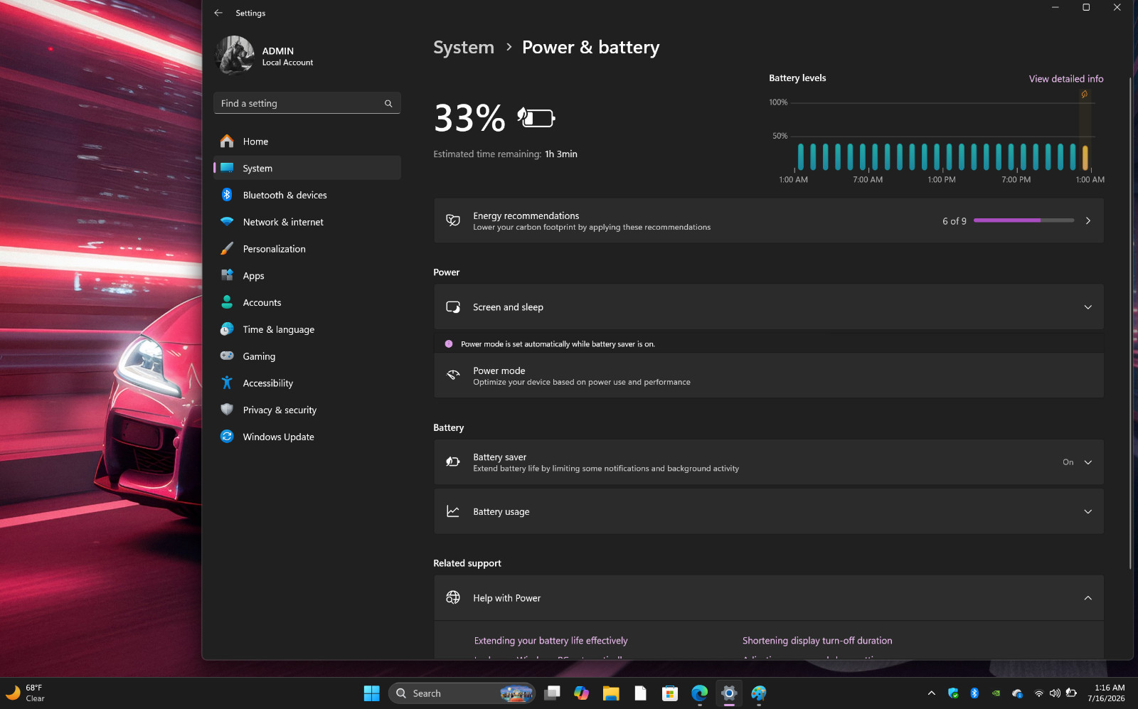 ASUS ROG Zephyrus M16 i9-11900H RTX 3060 24GB RAM 1TB SSD 16″ W11