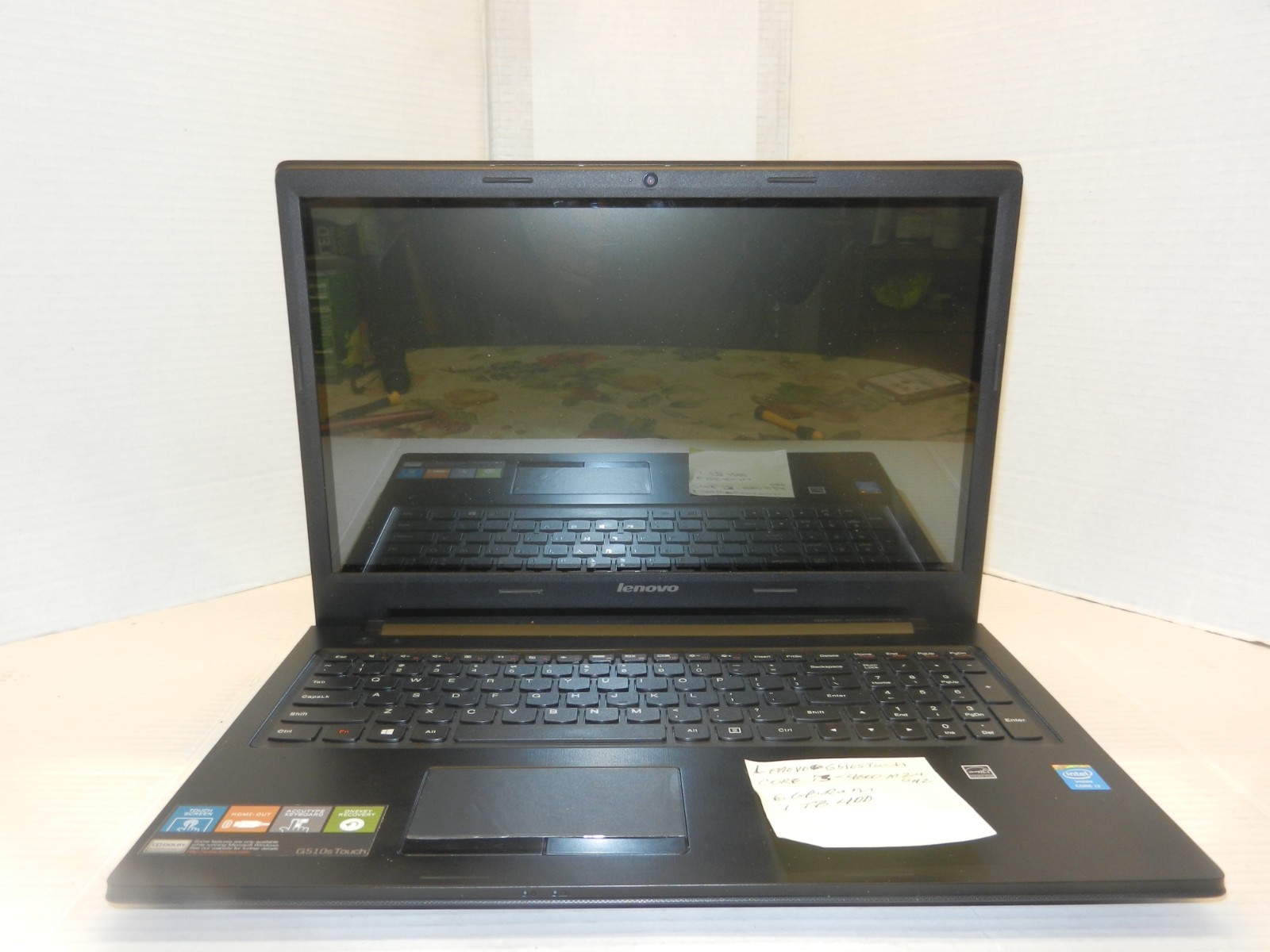 LENOVO G510S TOUCH CORE i3-4000M@2.4GHz 6GB RAM 1TB HDD WINDOWS 10