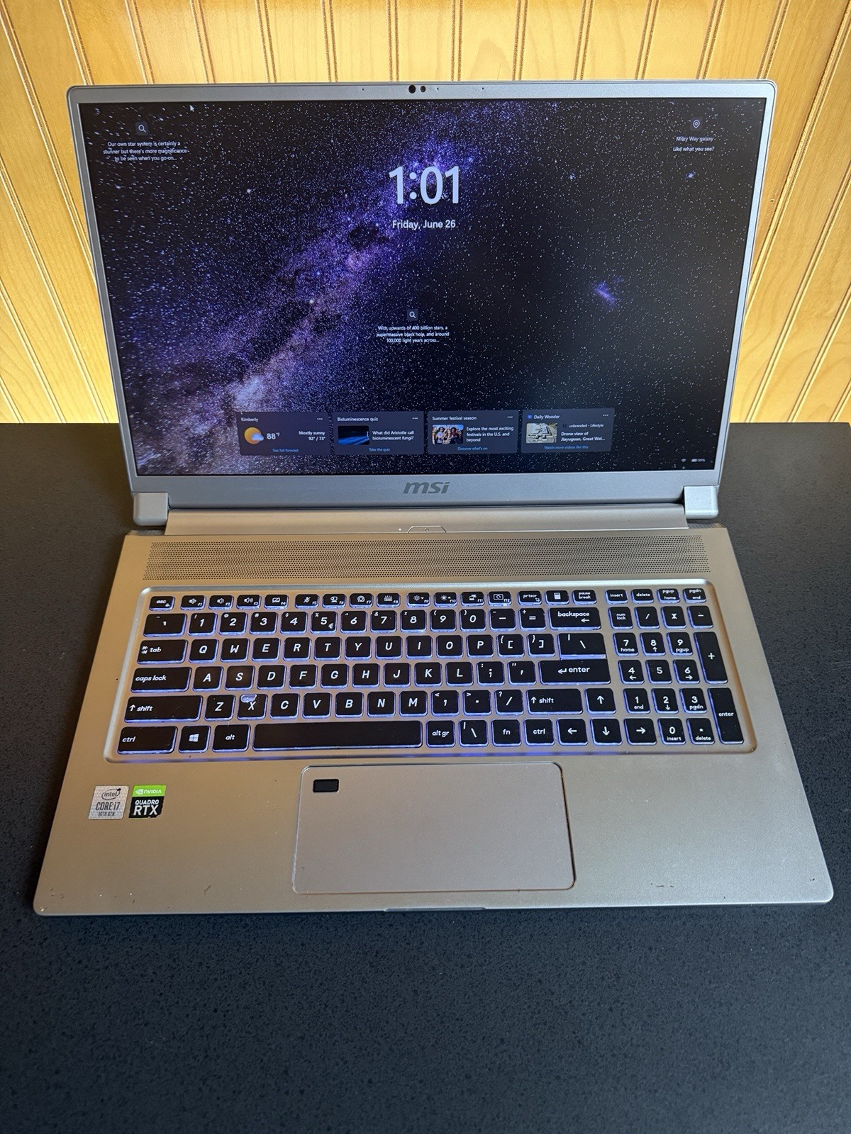 MSI WS75 10TK 17.3″ Laptop i7-10875H 32GBRAM 2TB NVMeSSD Quadro RTX 3000 W11Pro