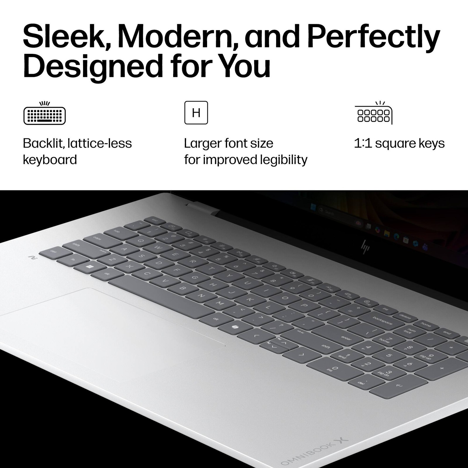 HP – OmniBook X 17.3″ Full HD Touchscreen Laptop – Intel Core Ultra 7 (2024) …