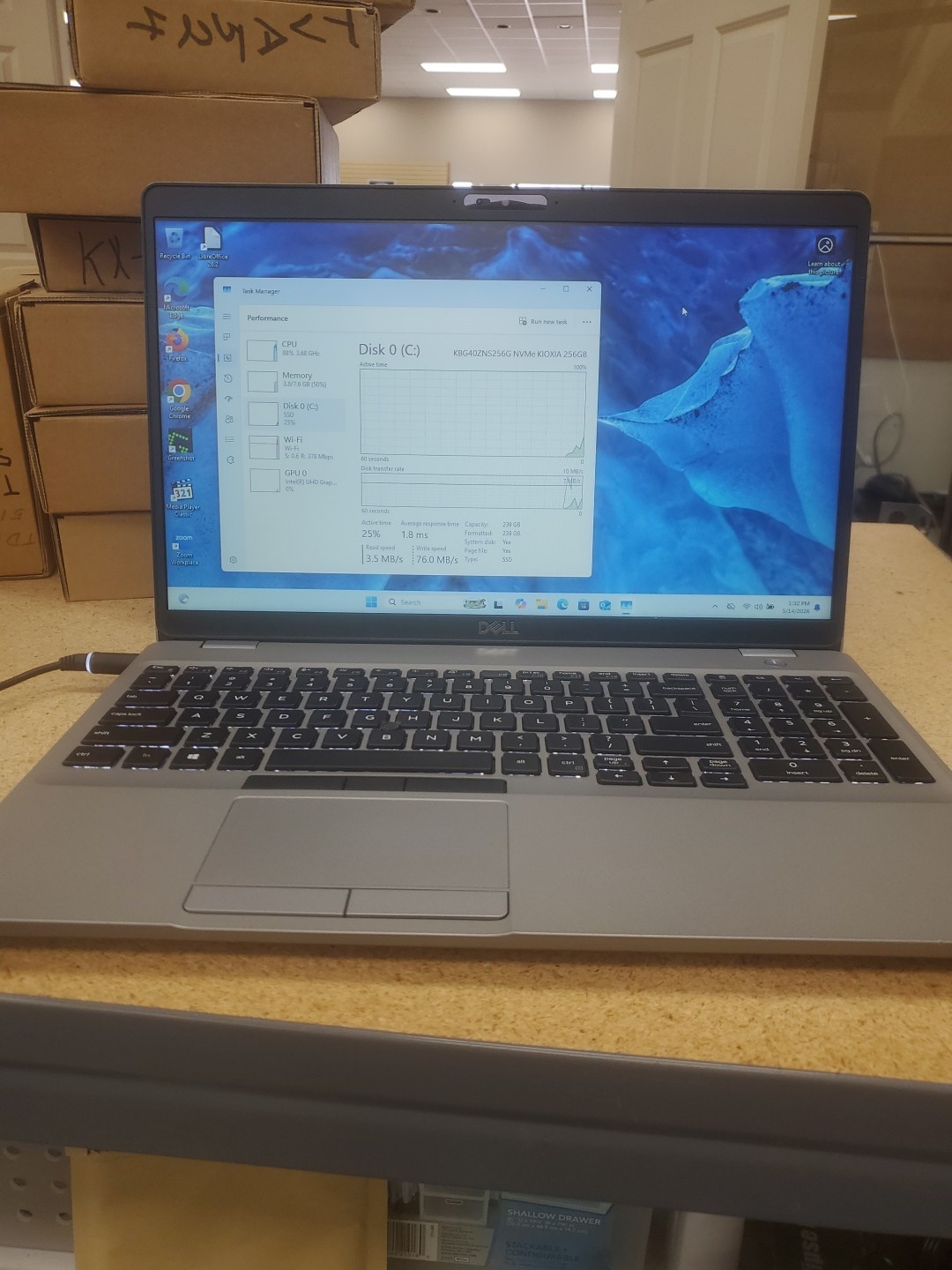 Dell Precision 3550 Laptop – i5-10310U 8GB 256GB SSD 15.6″ 051426-4