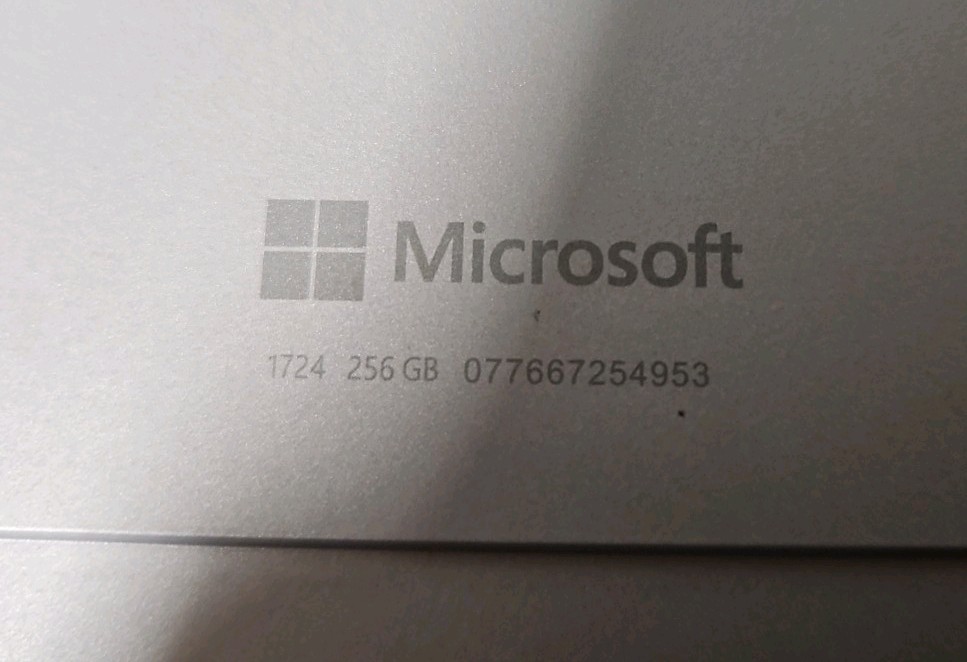 Microsoft Surface Pro 4 1724 256GB Blue Used Working With Case and power supply