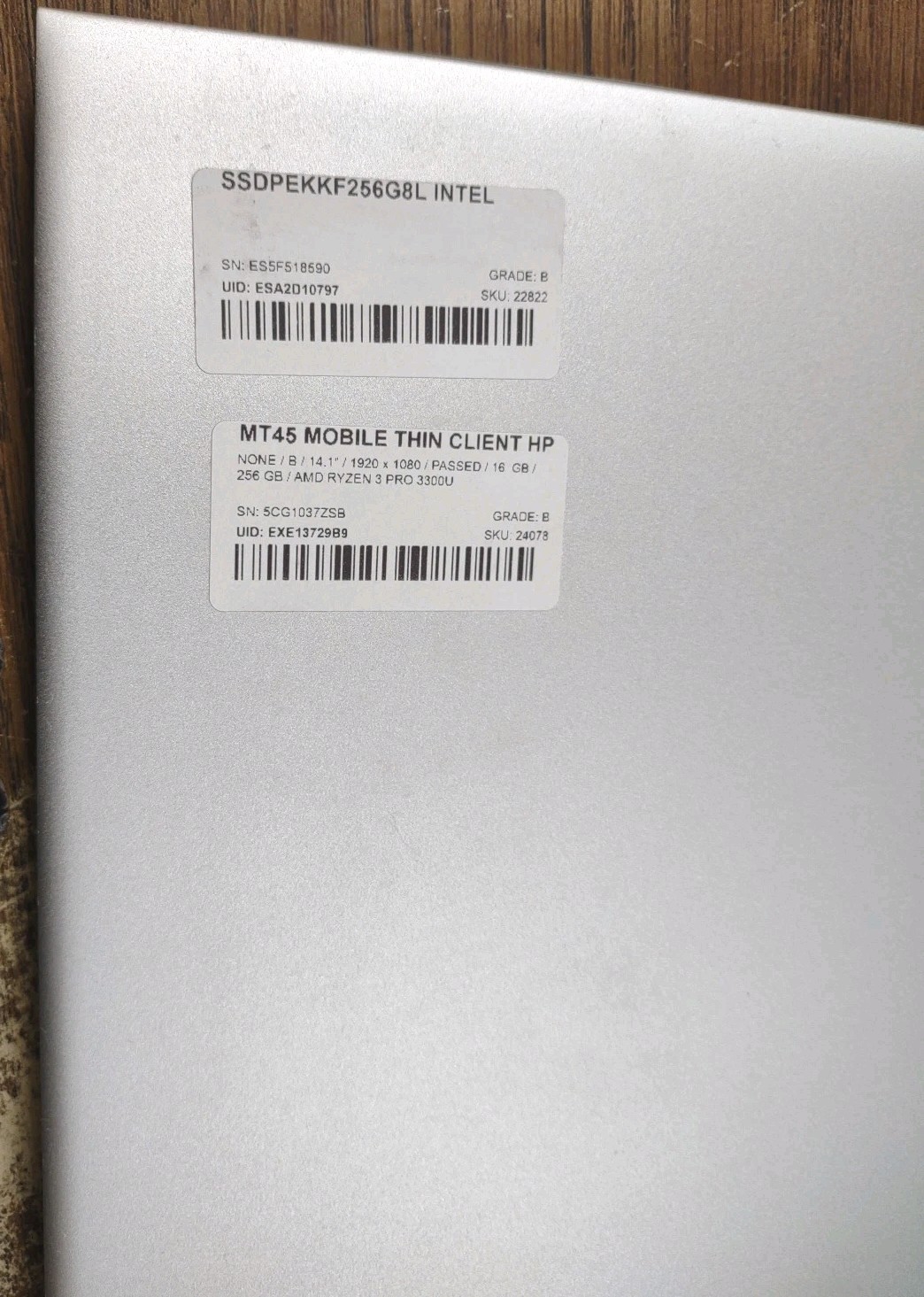 HP mt45 Mobile Thin Client W/ AMD Ryzen 3 Pro 3300U, 16GB, 256GB.