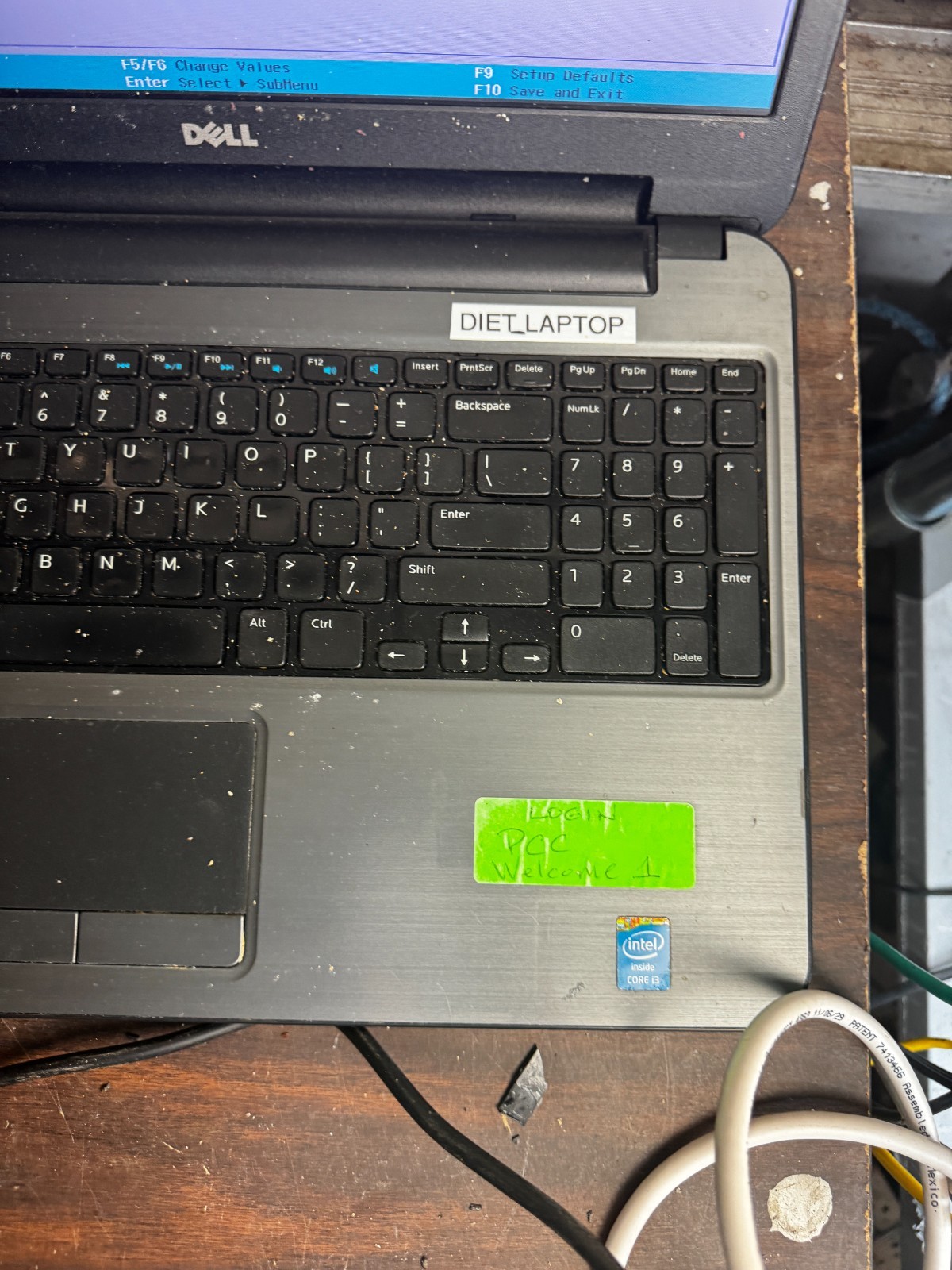 Dell Latitude 3540 Intel Core i3-4005U, 4GB RAM, Laptop For Repair #6396