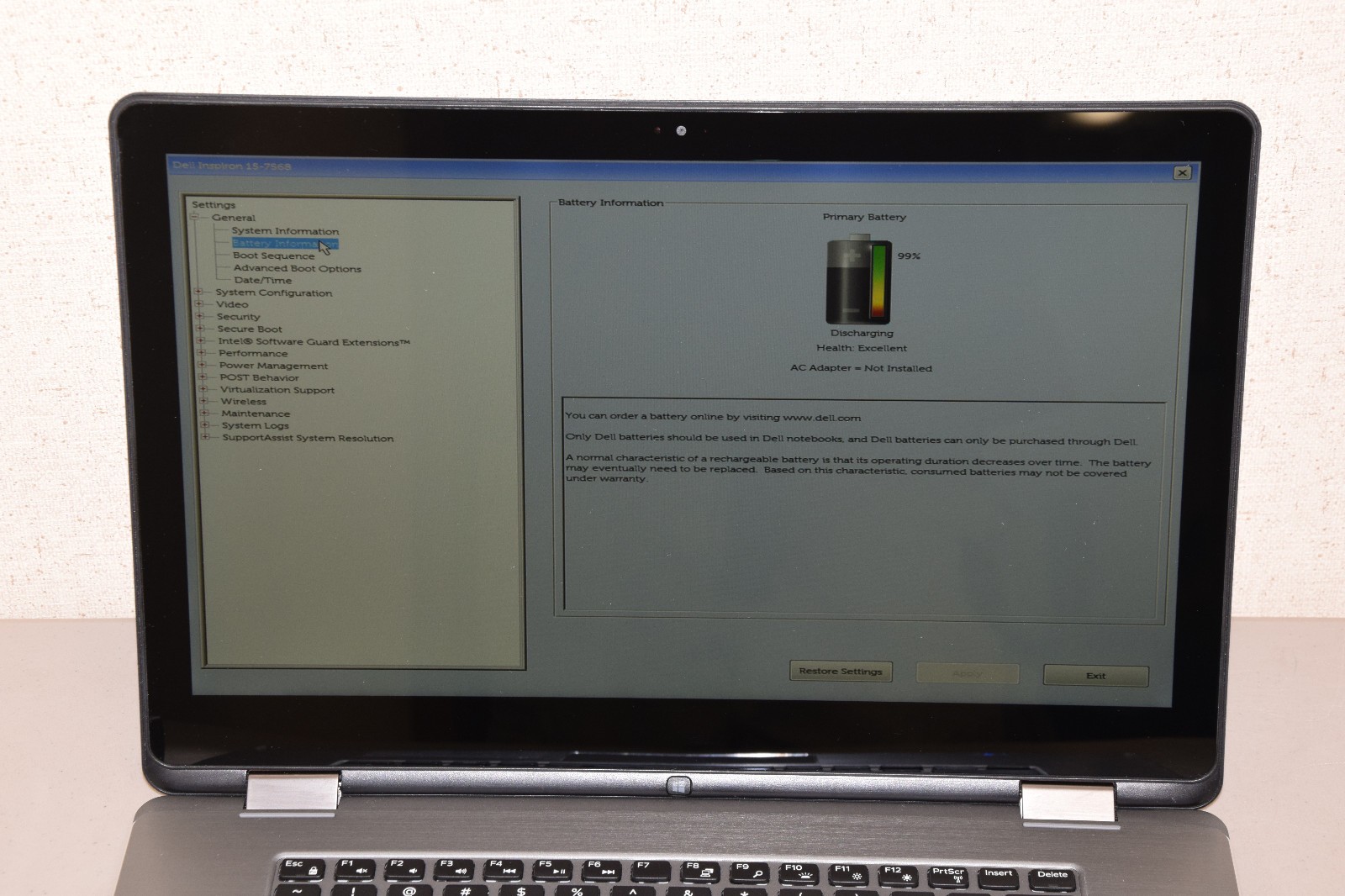 Dell Inspiron 15-7568 15.6″ Convertible Touchscreen i5-6200U 8GB DDR3 240GB SSD