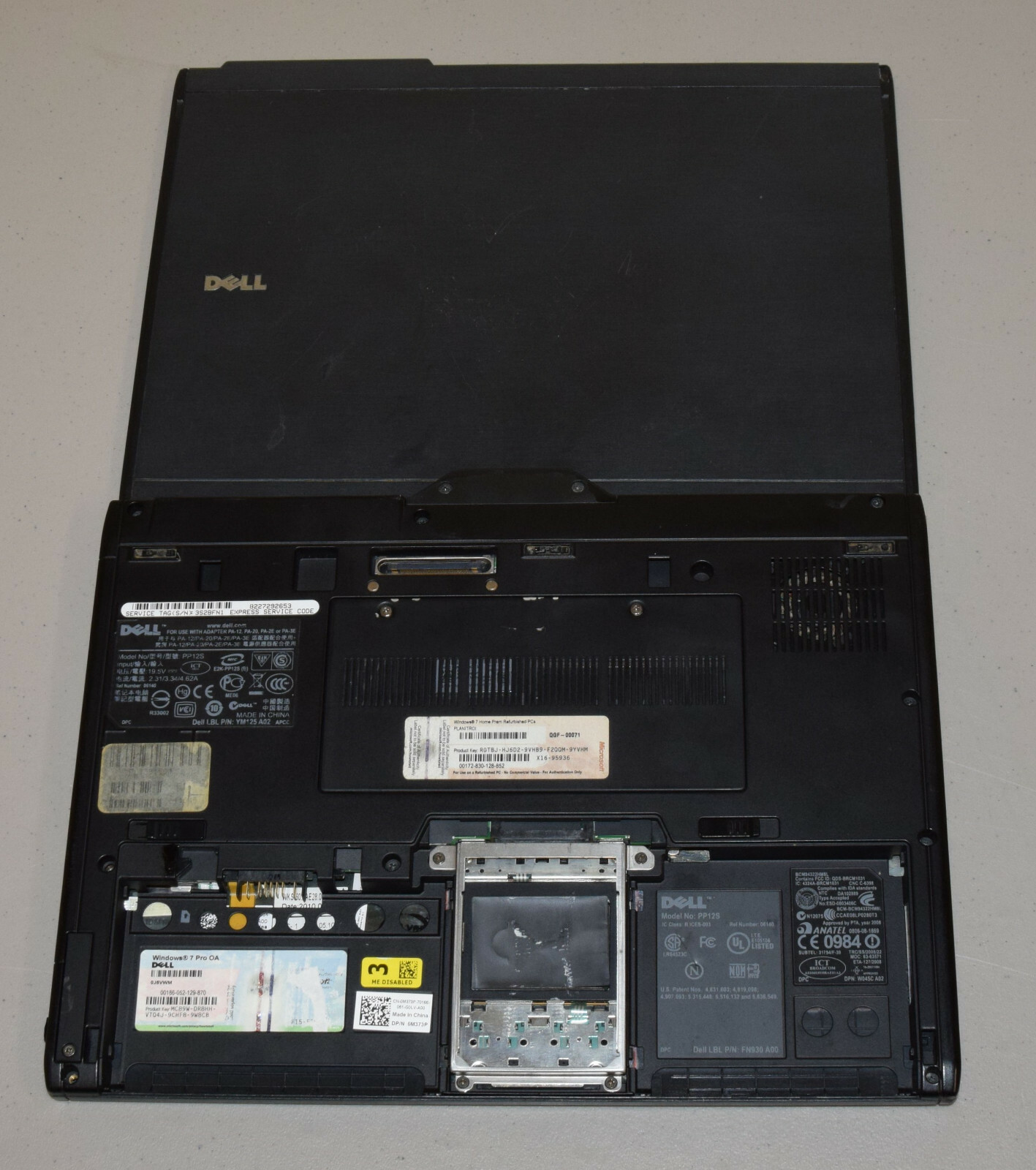Dead Junk Dell Latitude XT2 12.1″ Tablet PC Incomplete Parts Repair