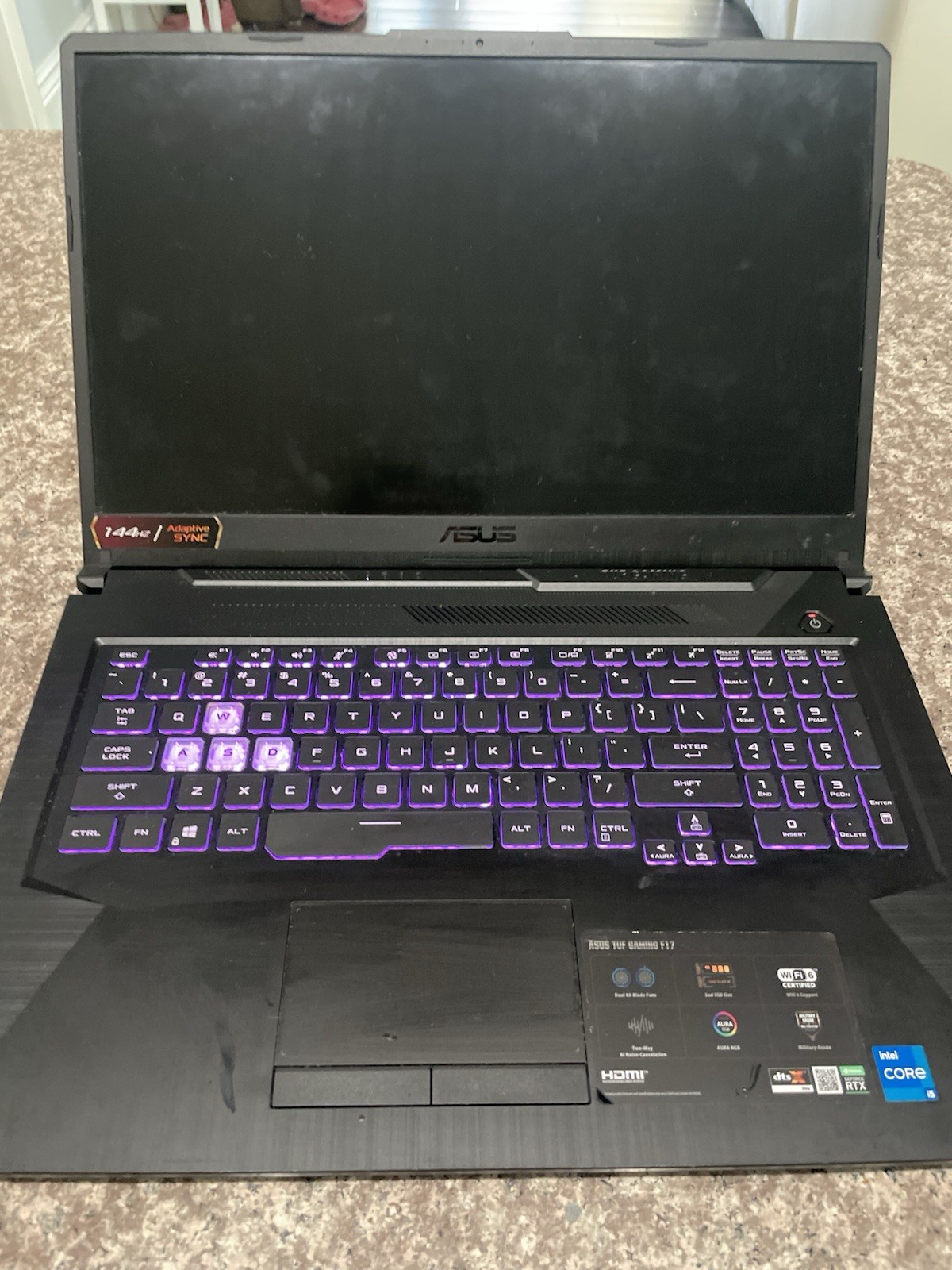 ASUS TUF Gaming 17.3″ Laptop-Intel Core i5-8GB-NVIDIA GeForce RTX 3050 Ti-512G