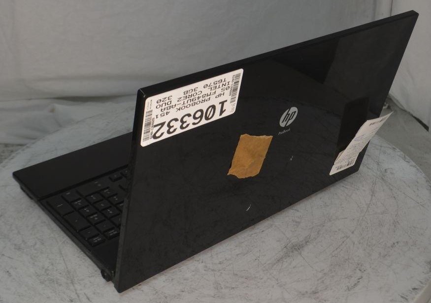 HP PROBOOK 4510S FM849UT-ABA laptop CORE2 DUO T6570 2.1MHz 3GB 320GB SEE NOTES