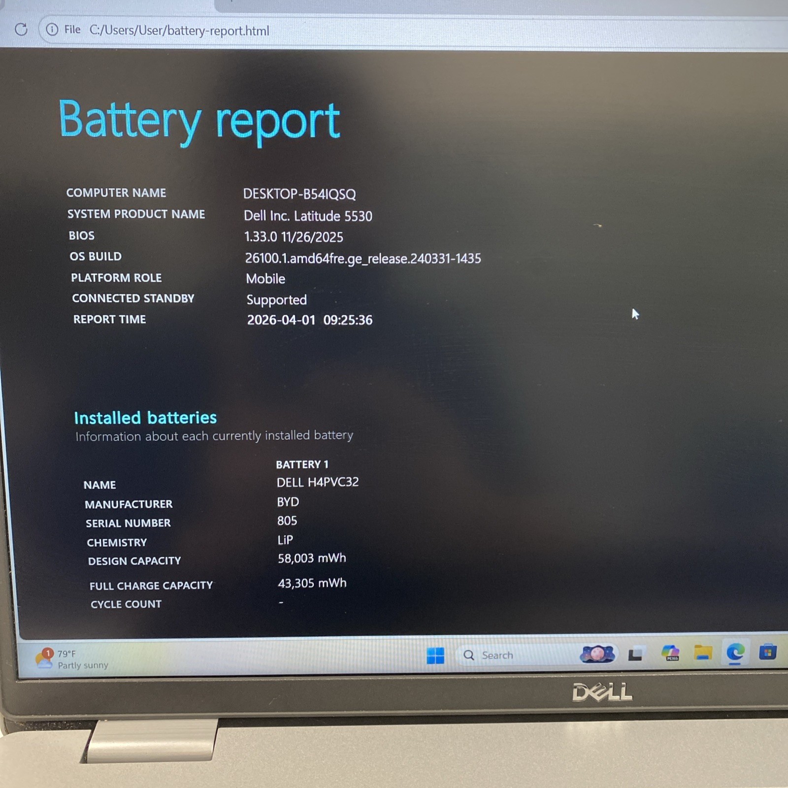 Dell Latitude 5530 15.6″ i5-1235U 1.3GHz 16GB RAM 256GB SSD Windows 11 PRO