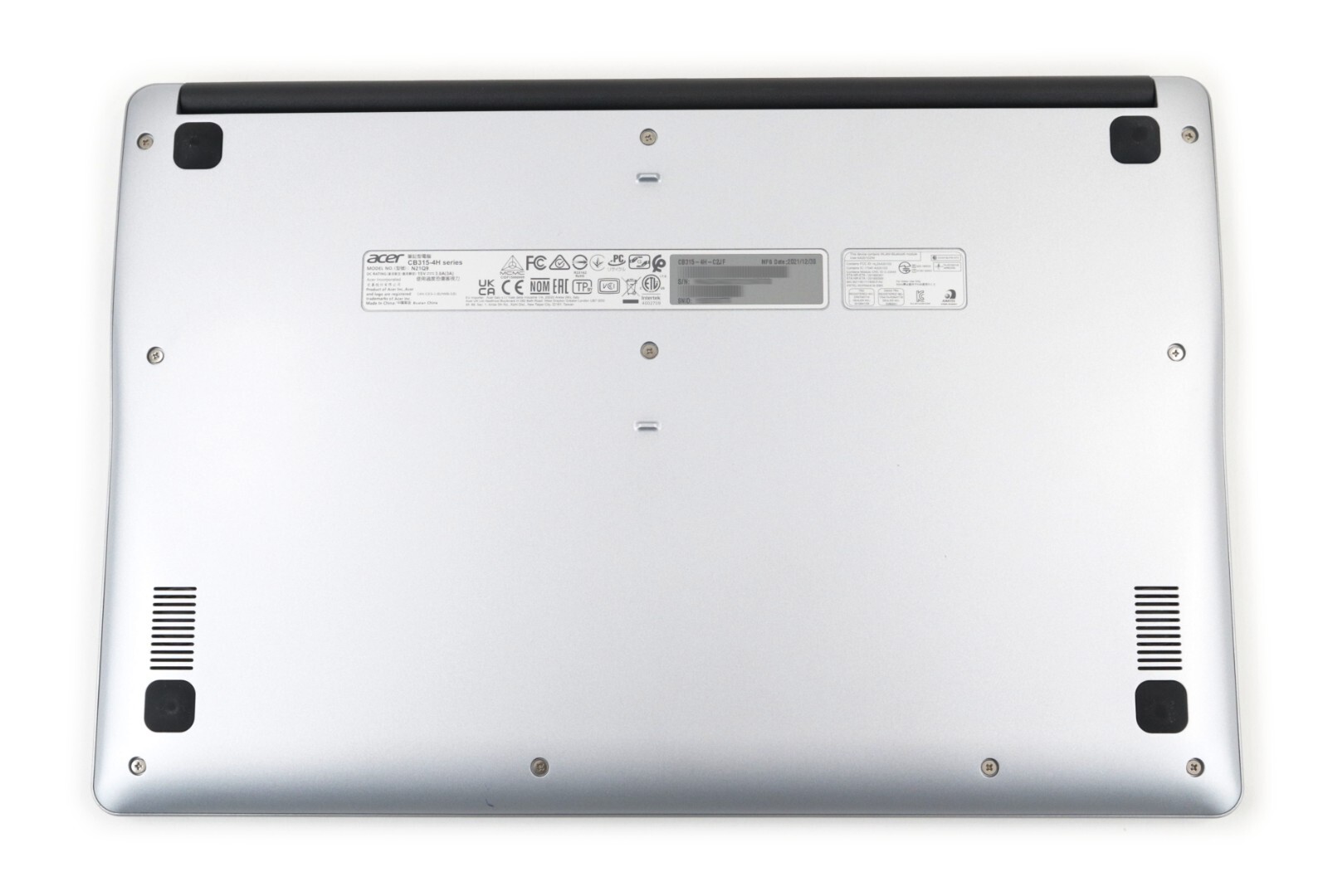 Acer Chromebook 315 CB315-4H-C2JF 15.6″ N5100 4GB RAM 32GB eMMC NX.AZ0AA.002
