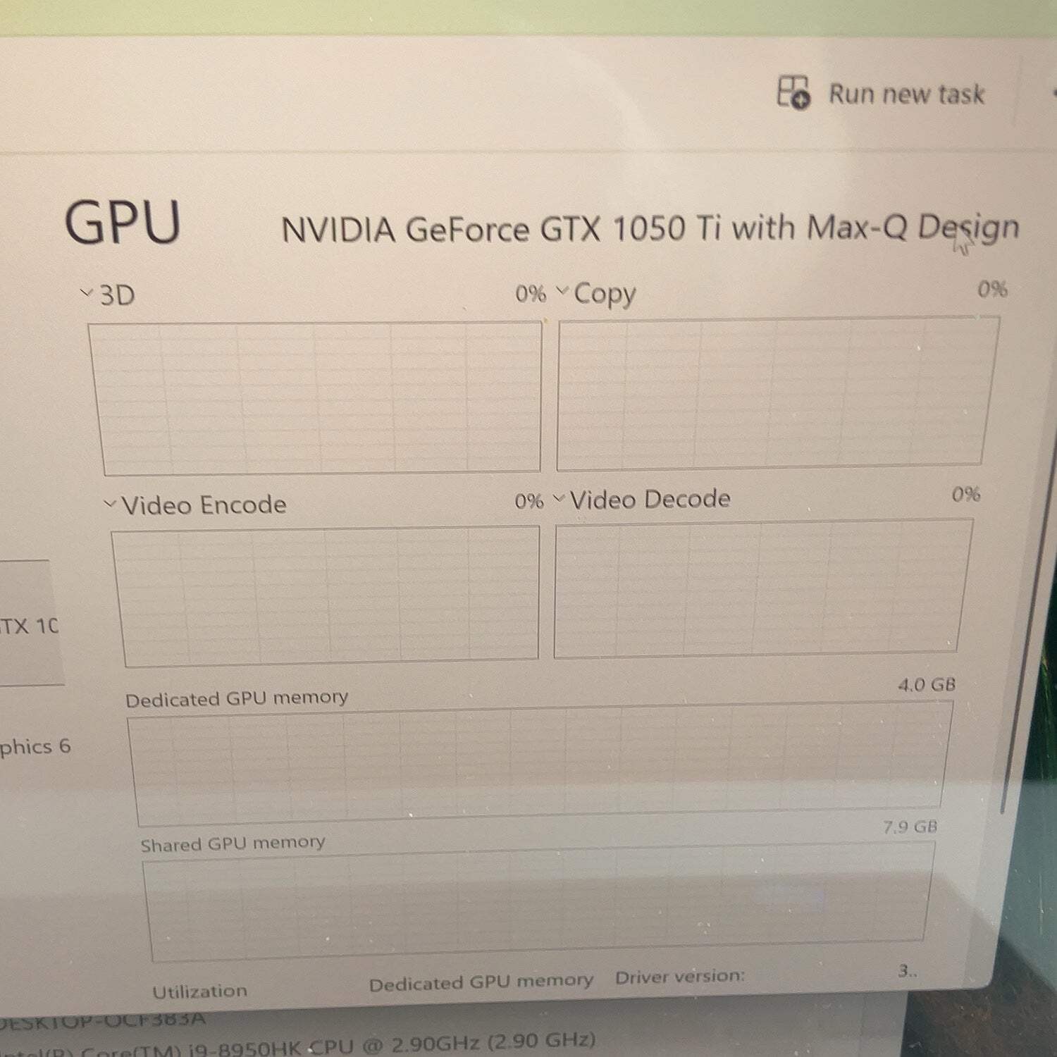 Dell XPS 9570 15.6″ i9-8950HK 2.9GHz 16GB RAM 512GB SSD GeForce GTX 1050 Ti