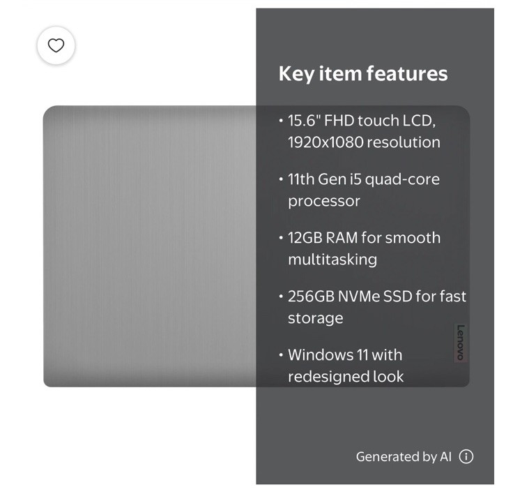 Lenovo IdeaPad 3 15.6″ FHD Touch i5-1135G7 12GB RAM 256GB SSD New