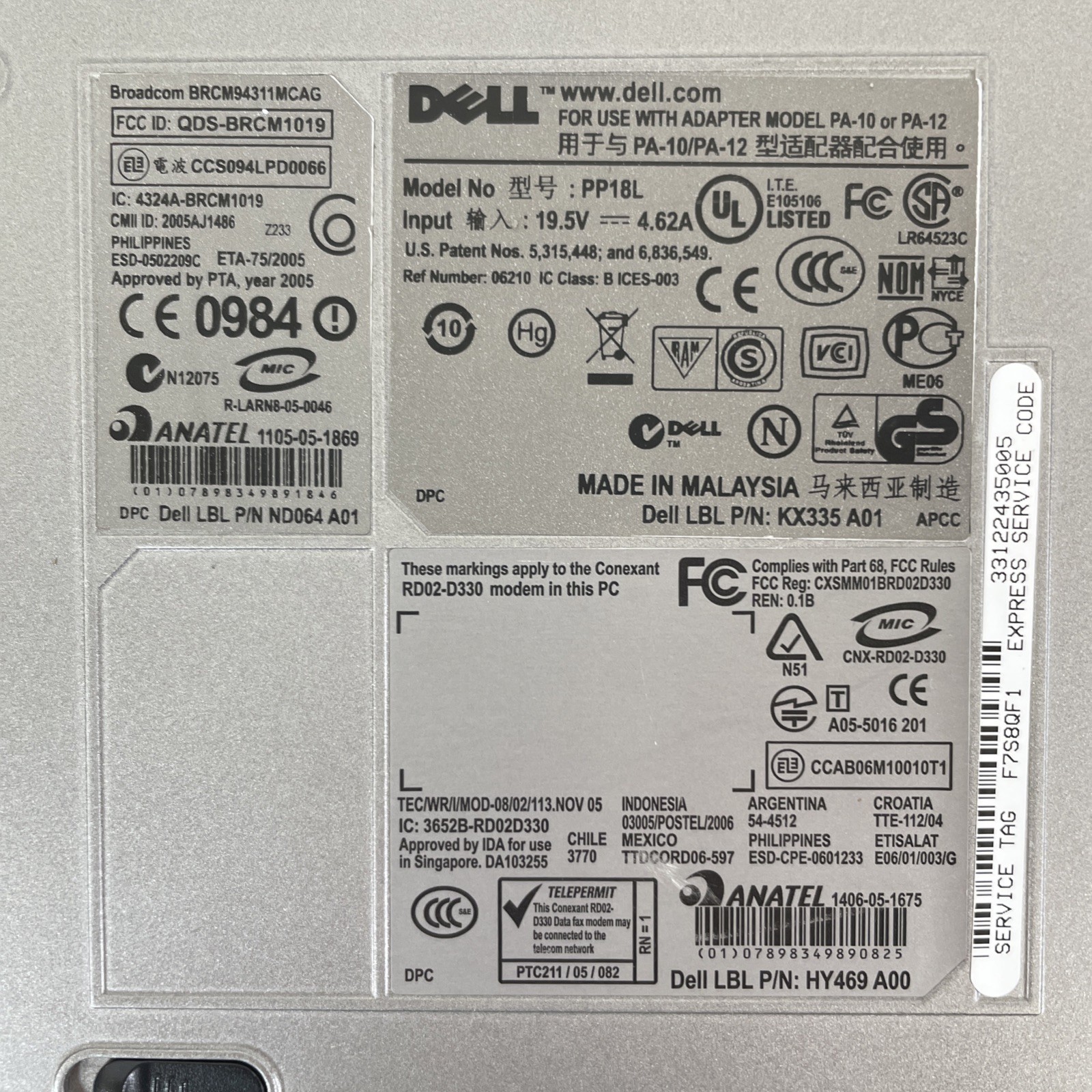 Retro Dell Latitude D630 14.1″ Laptop Intel C2D 2GHz 2GB RAM 80GB HDD WinXP