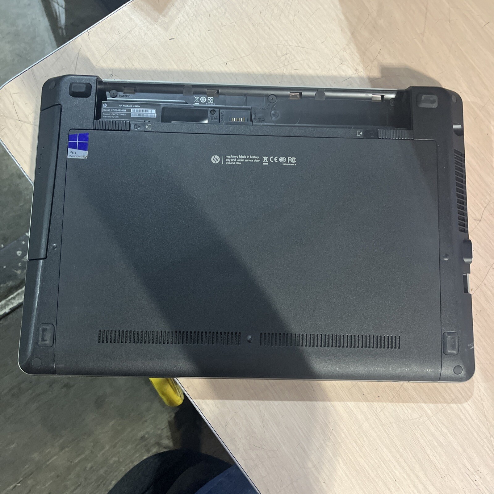 HP PROBOOK 4540S INTEL CORE I3-3110M 2.40GHZ 4GB RAM NO HD .