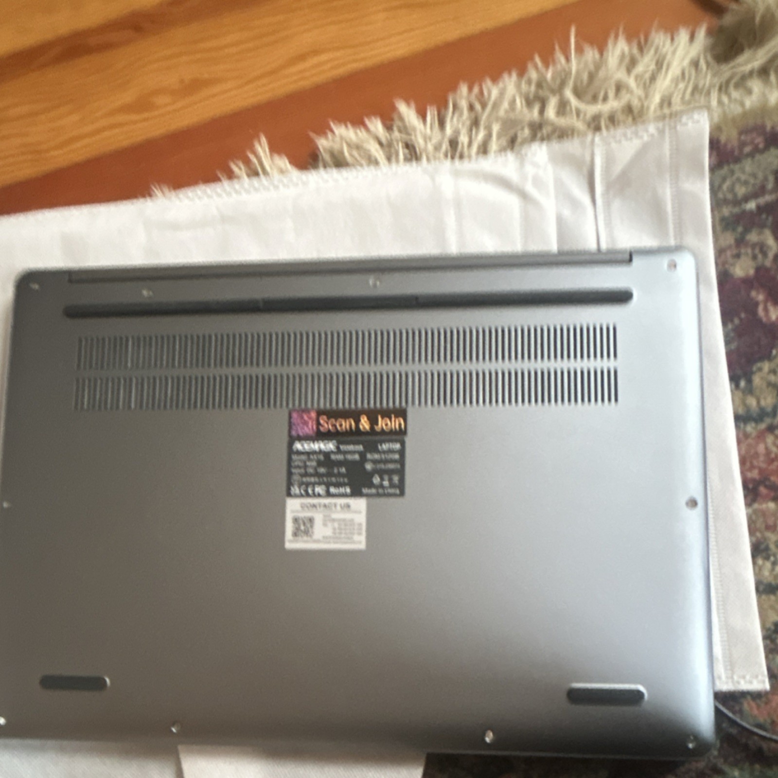 ACEMAGIC AX15 15.6″ Laptop Intel N95 16GB RAM 512GB SSD Gray Windows 11 Home