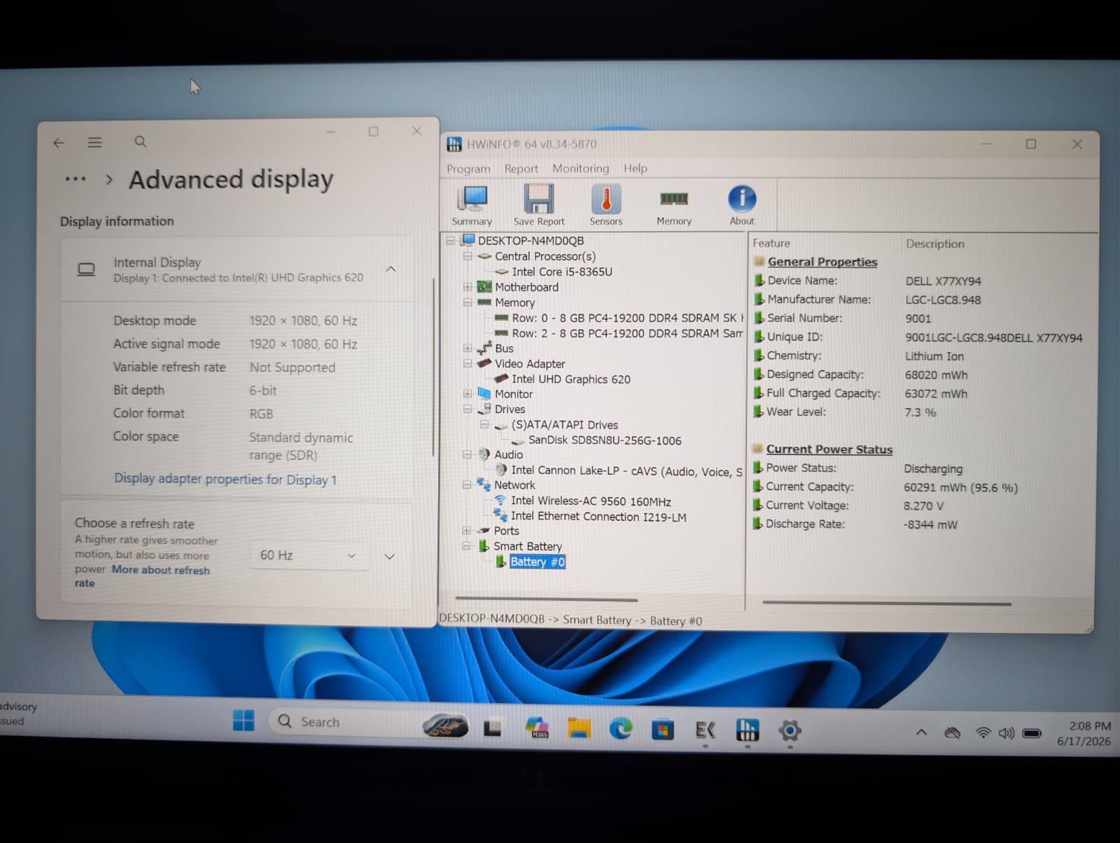 DELL LATITUDE 5400 | i5-8365U 16GB RAM 256GB SSD | FHD Backlit | Windows 11 Pro