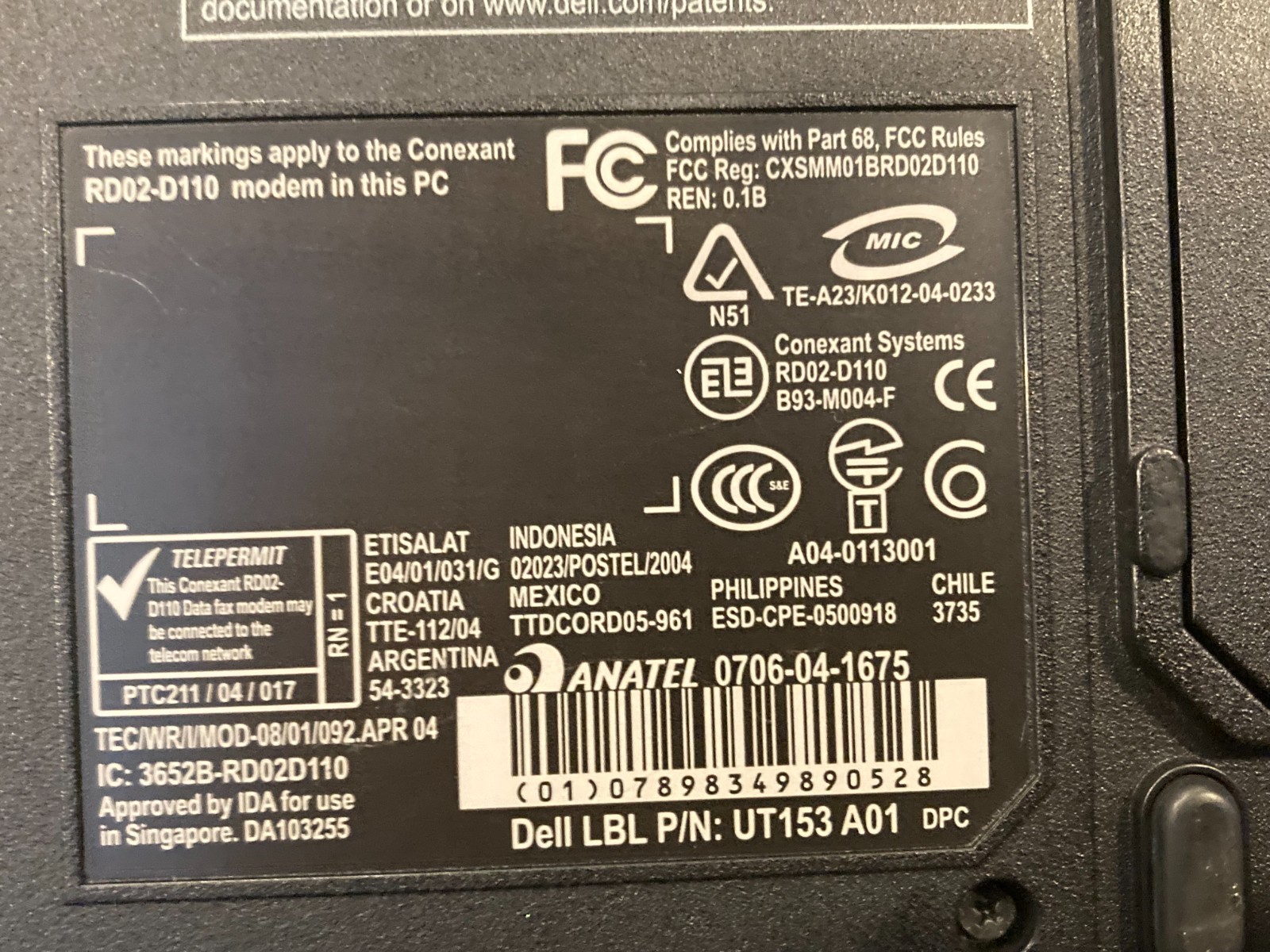 Dell Inspiron 1501 AMD Turion 64 1GB RAM 74GB HDD Linux