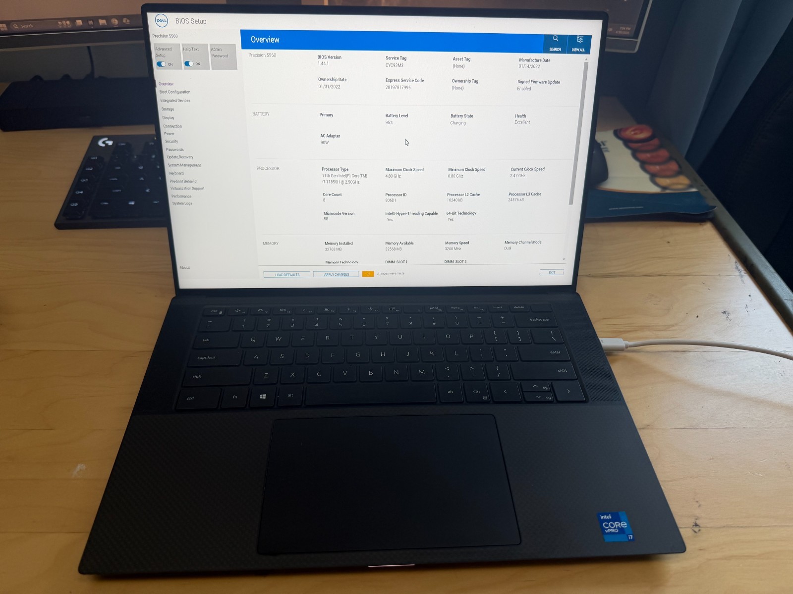 Dell Precision 5560 Bundle – 15″ FHD I7-11850H 2.50GHz 32GB 1 TB A2000