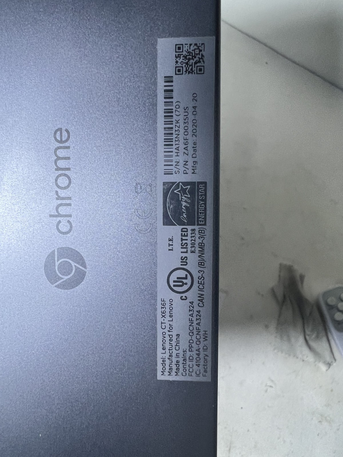 Lenovo IdeaPad Duet Chromebook CT-X636F 10.1″ (64GB) – Ice Blue + Iron Grey DEMO
