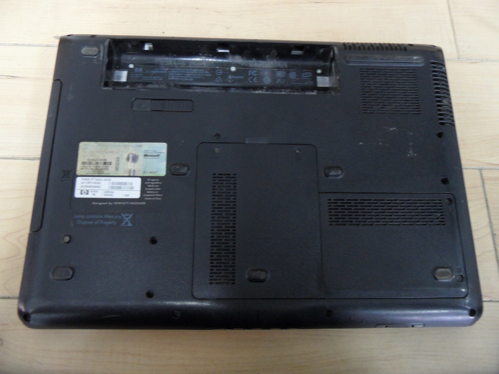HP Pavilion dv6000 / dv6700 For Parts Posted Bios No Battery No HD 460901-001 ^