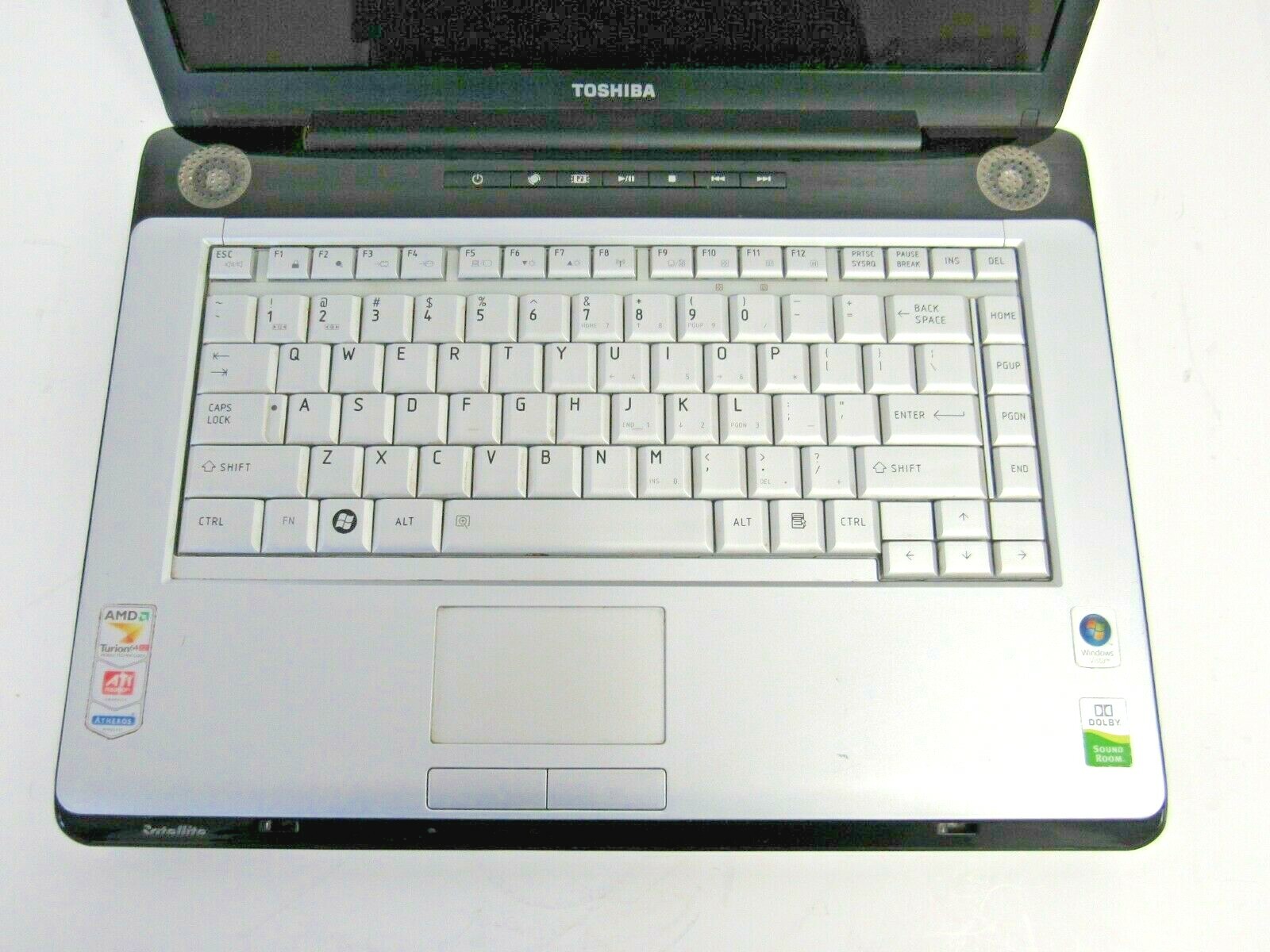 Toshiba Satellite A215-S4747 AMD Turion 2GB RAM No HDD Not Tested AS IS 28-5
