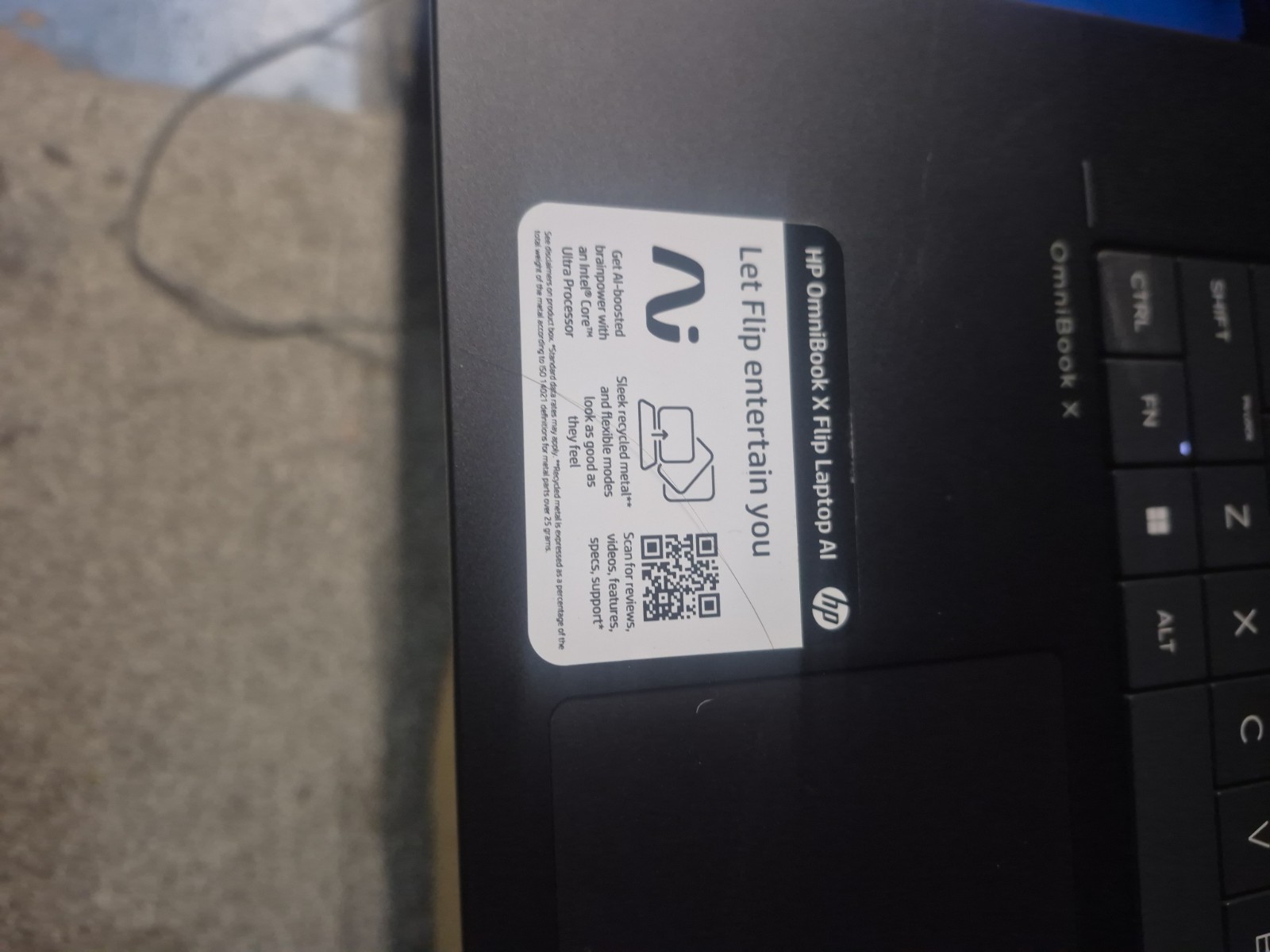 HP OmniBook 7 Laptop Computer 17.3″ FHD Touch Screen Intel Core Ultra 7 32 GB