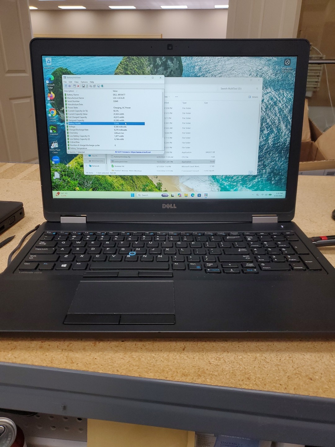 Dell Latitude E5570 15.6″ (500g SSD, Intel Core i5 6th Gen., 8GB) 042026-2
